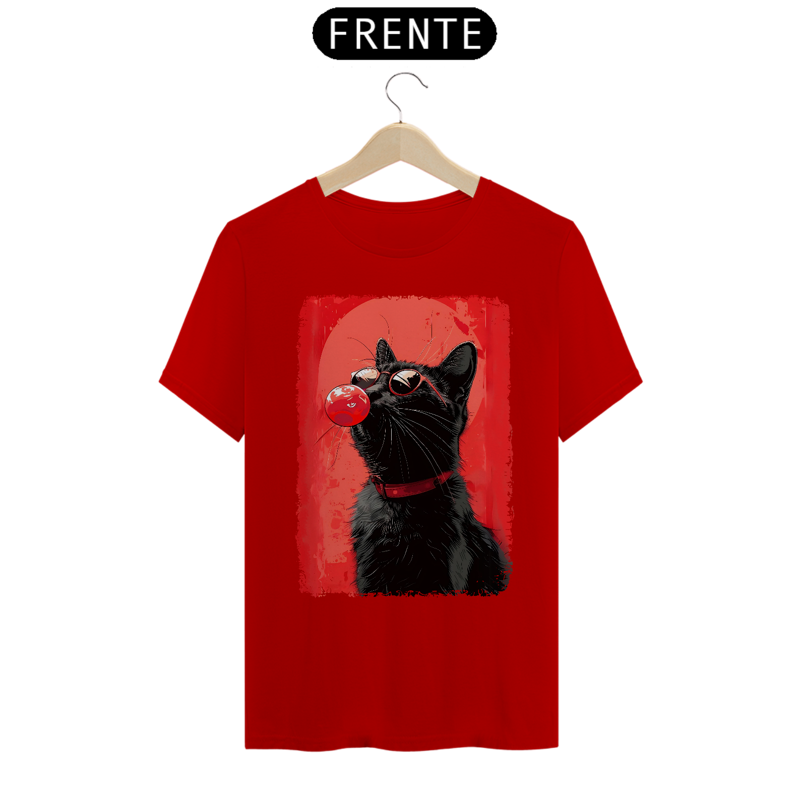 Nome do produto: Camiseta de Gato - Fashion Cat - FC36