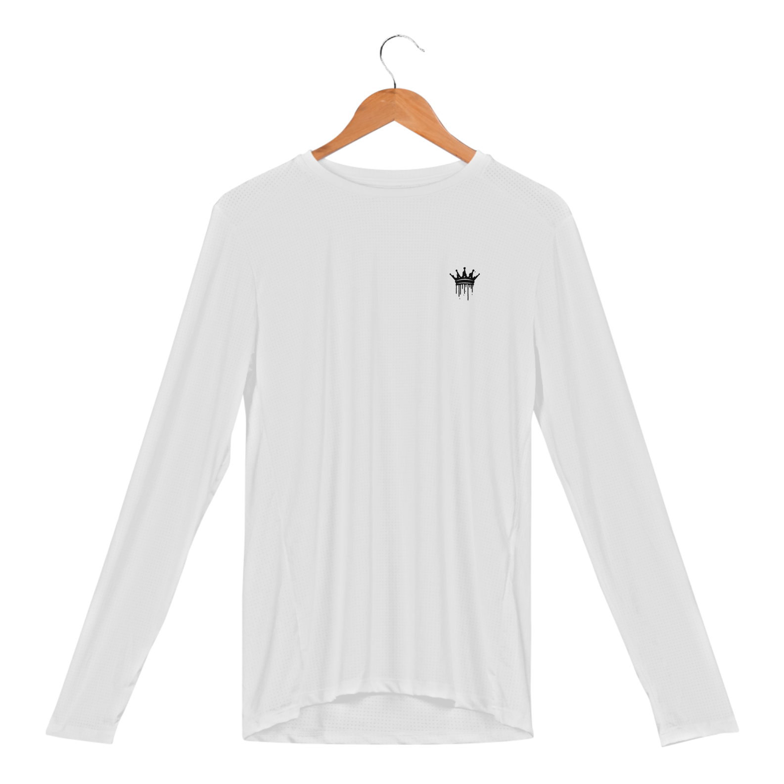 Nome do produto: Camisa Manga Longa Hollow DryFit UV Branca