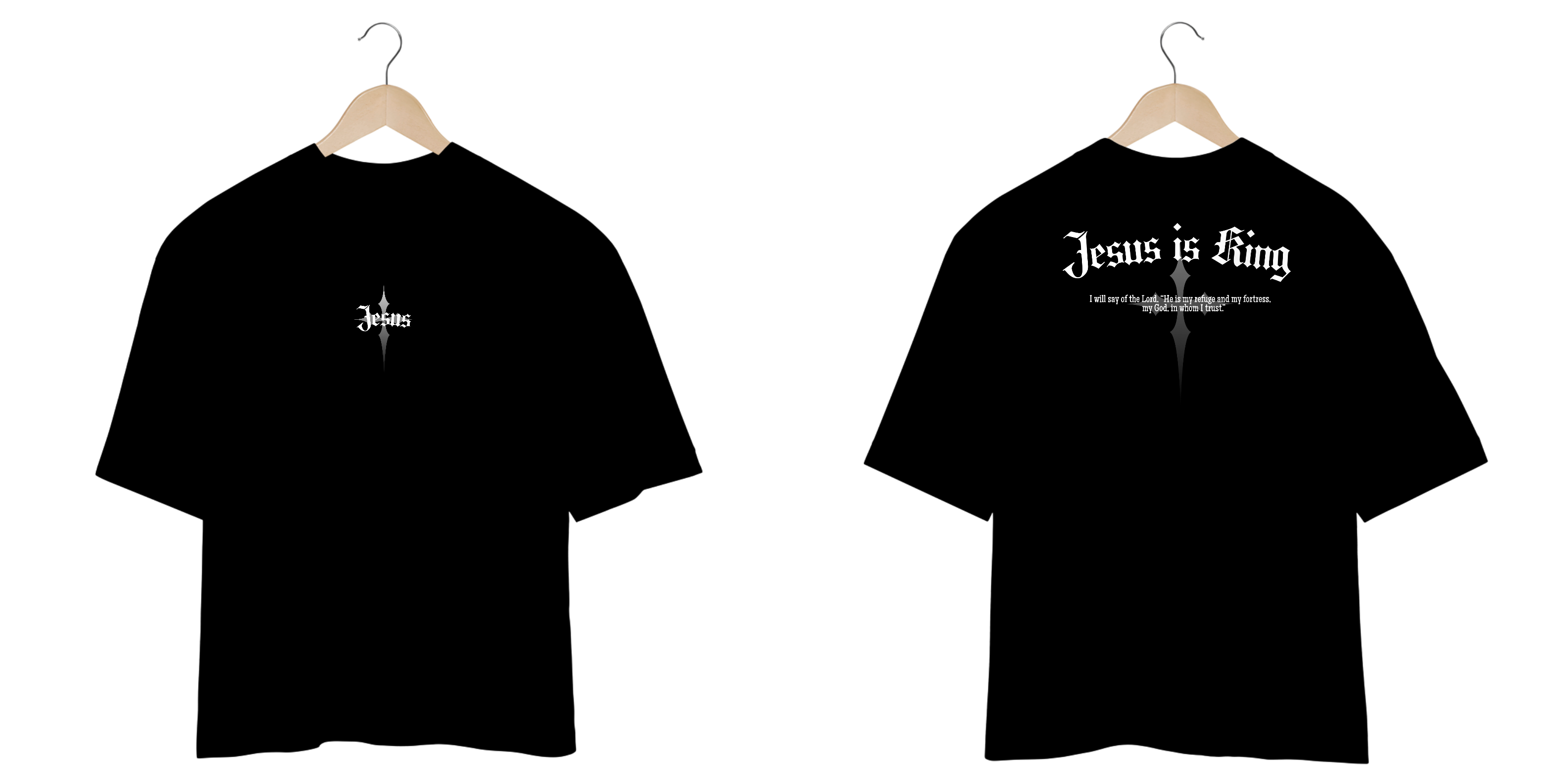 Nome do produto: Oversized Jesus is King EN - US