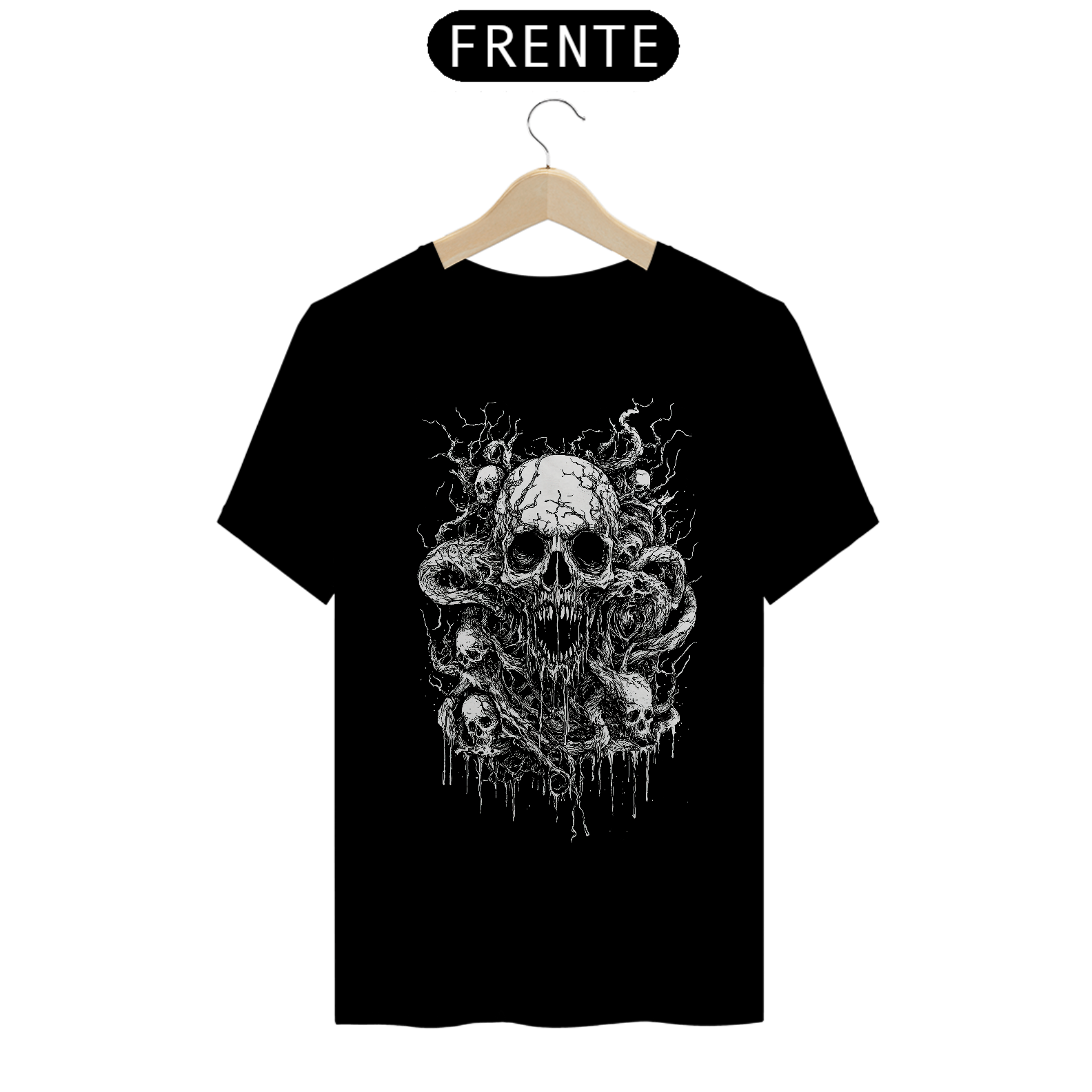 Camiseta Skull Vines