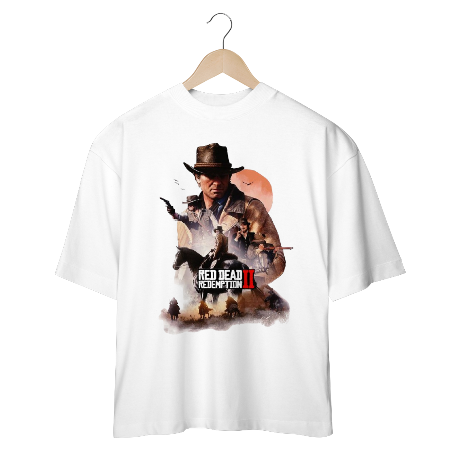 Nome do produto: Camiseta Outlaw Spirit - Red Dead Edition
