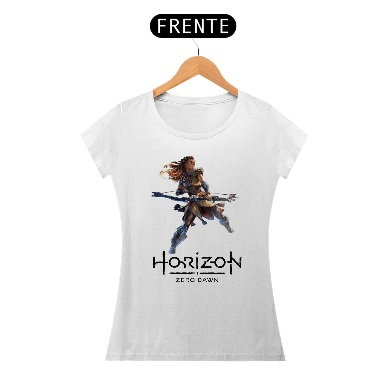 Nome do produto: Camisa Feminina Horizon Spirit - Zero Dawn Edition