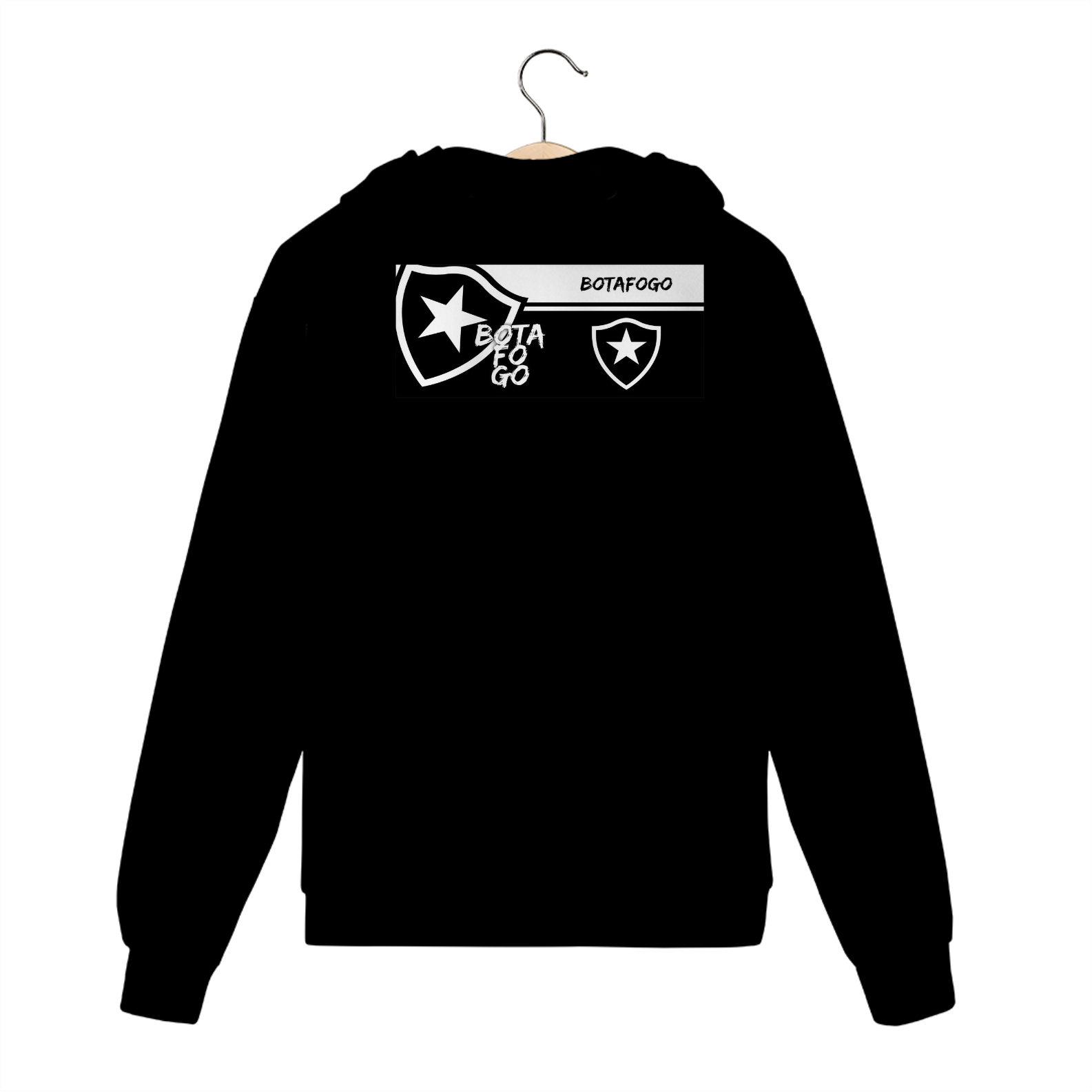 Nome do produto: Moletom Com Zíper BOTAFOGO