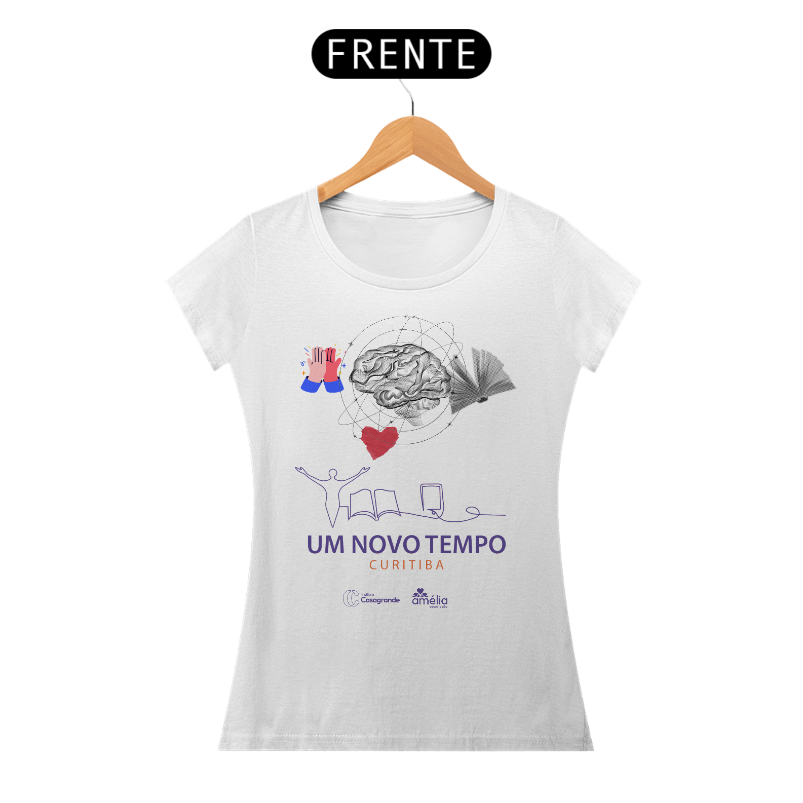 CAMISETA FEMININA UM NOVO TEMPO