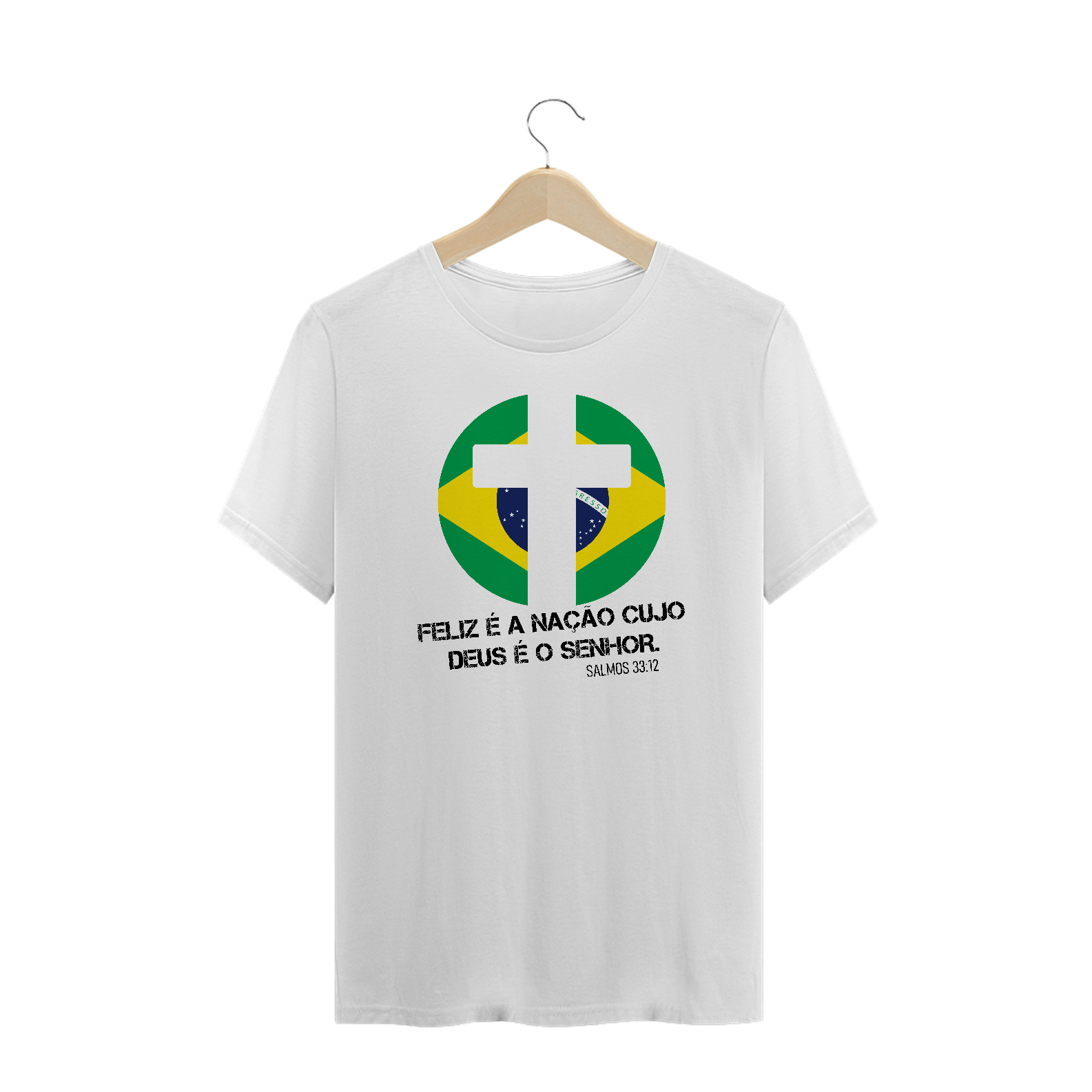 Nome do produto: Brasil é do Senhor - Plus Size