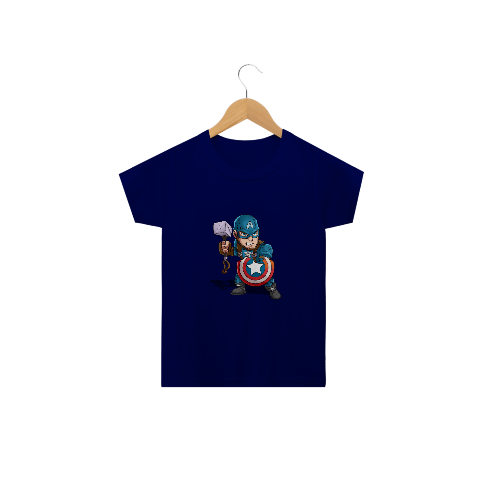Nome do produto: Camiseta Infantil - Capitão América
