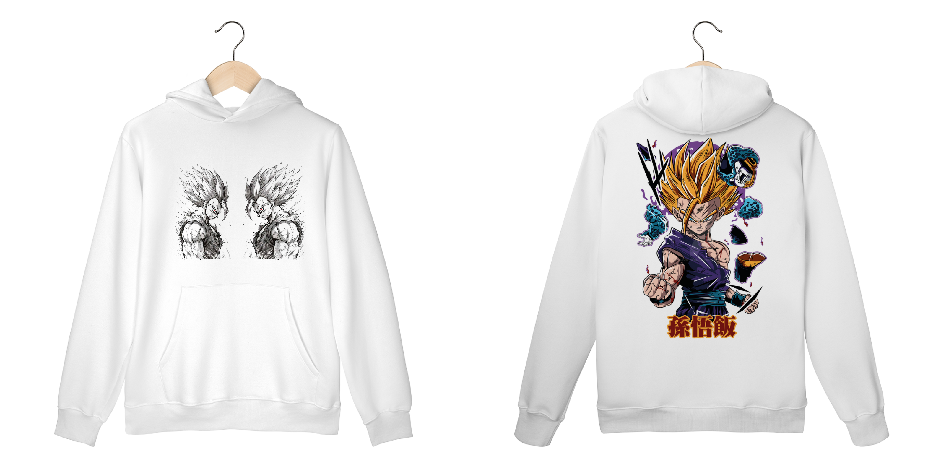 Nome do produto: Moletom Canguru - Gohan