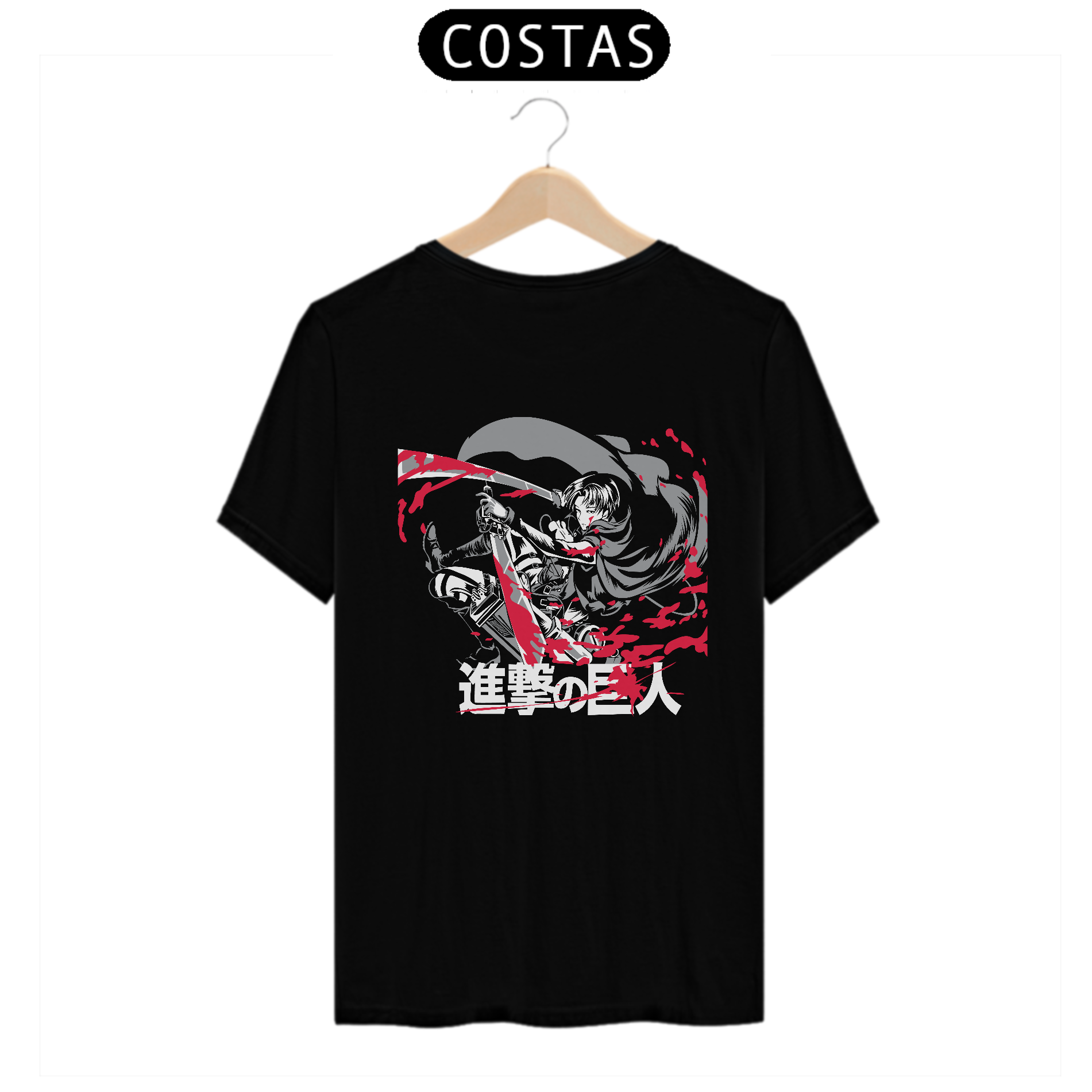 Nome do produto: Camisa - Levi Ackerman