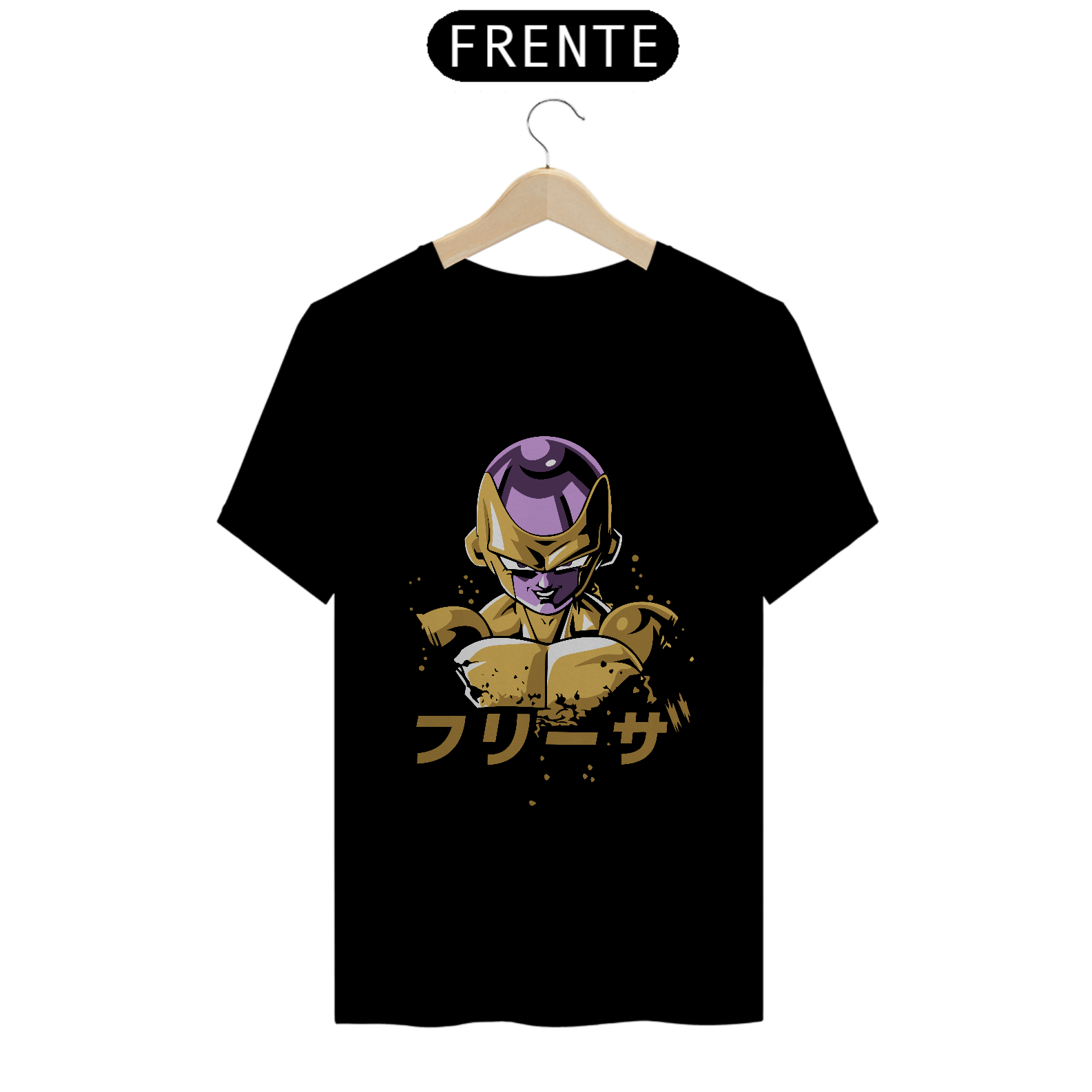 Nome do produto: Camisa - Freeza Dourado