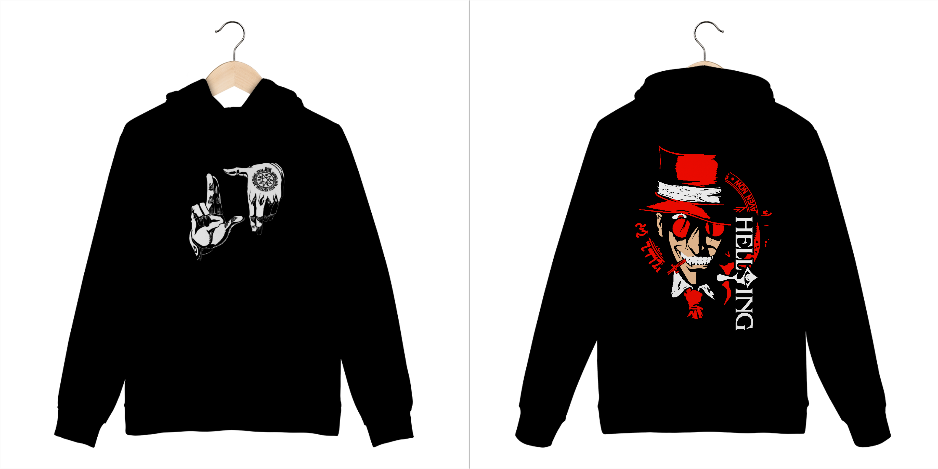 Nome do produto: Moletom Canguru -  Alucard Hellsing