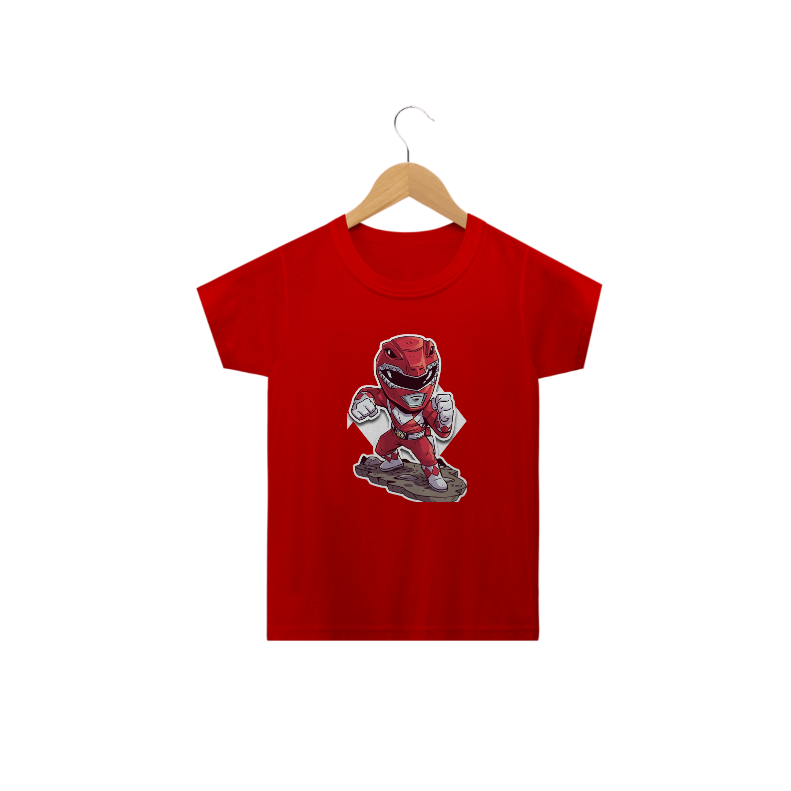 Nome do produto: Camiseta Infantil - Ranger Vermelho