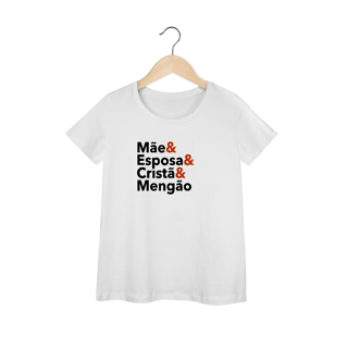 Mãe & Esposa & Cristã & Mengão (Baby-look)
