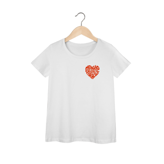 Mengão no peito & Cristo no coração (Baby-look)