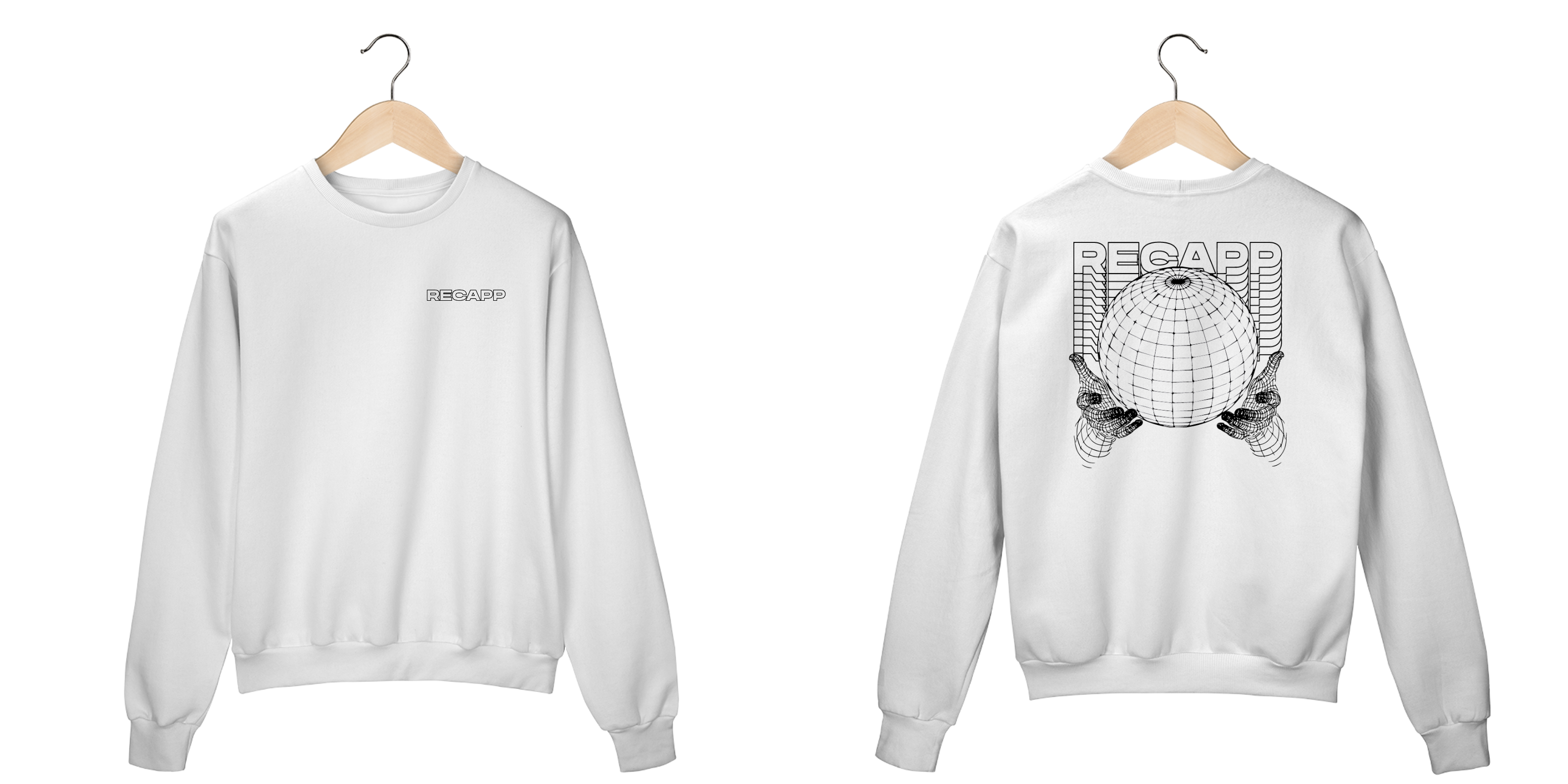 Nome do produto: Moletom World (estampa preta)