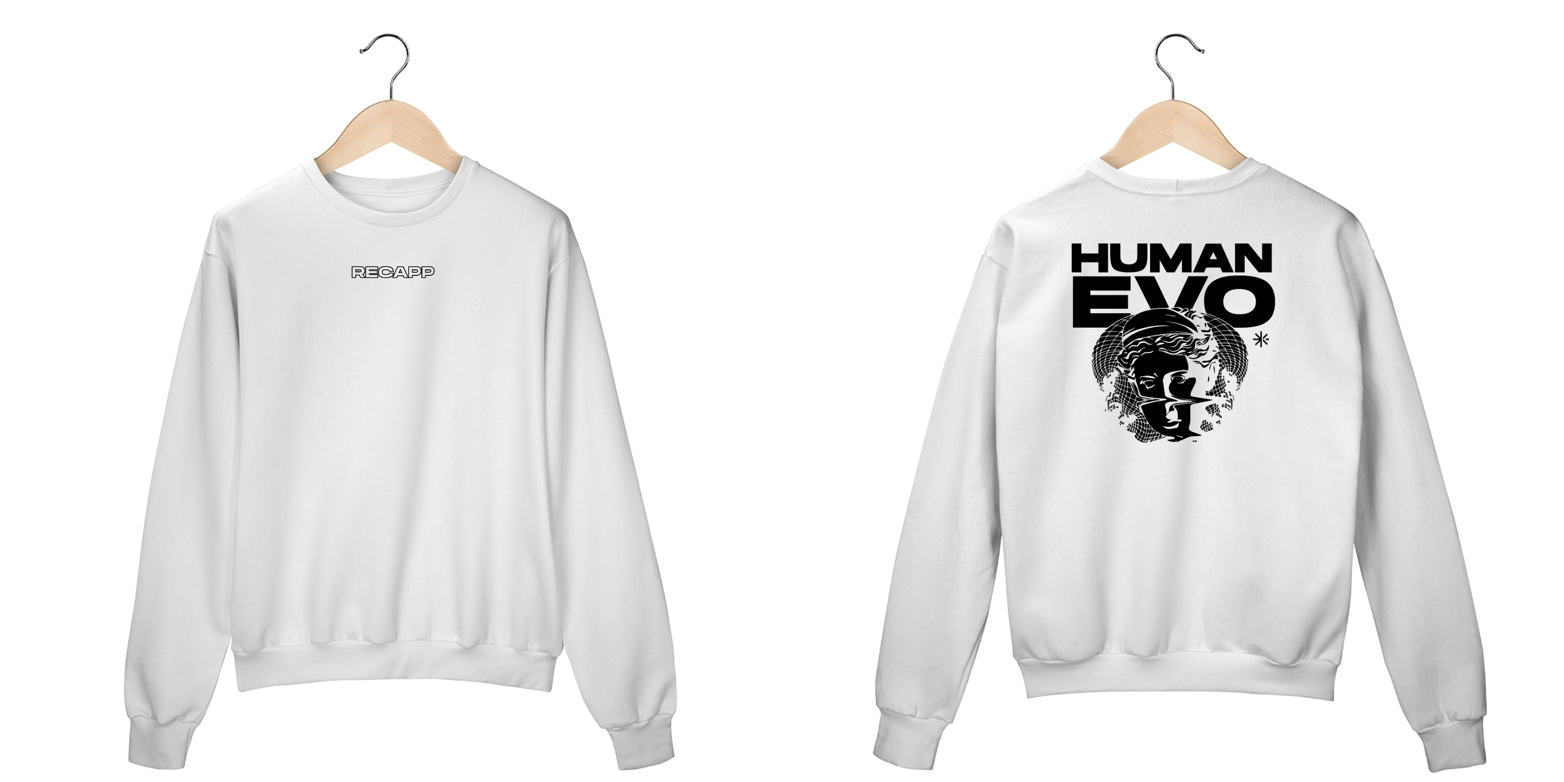 Nome do produto: Moletom Human Evo (estampa preta)