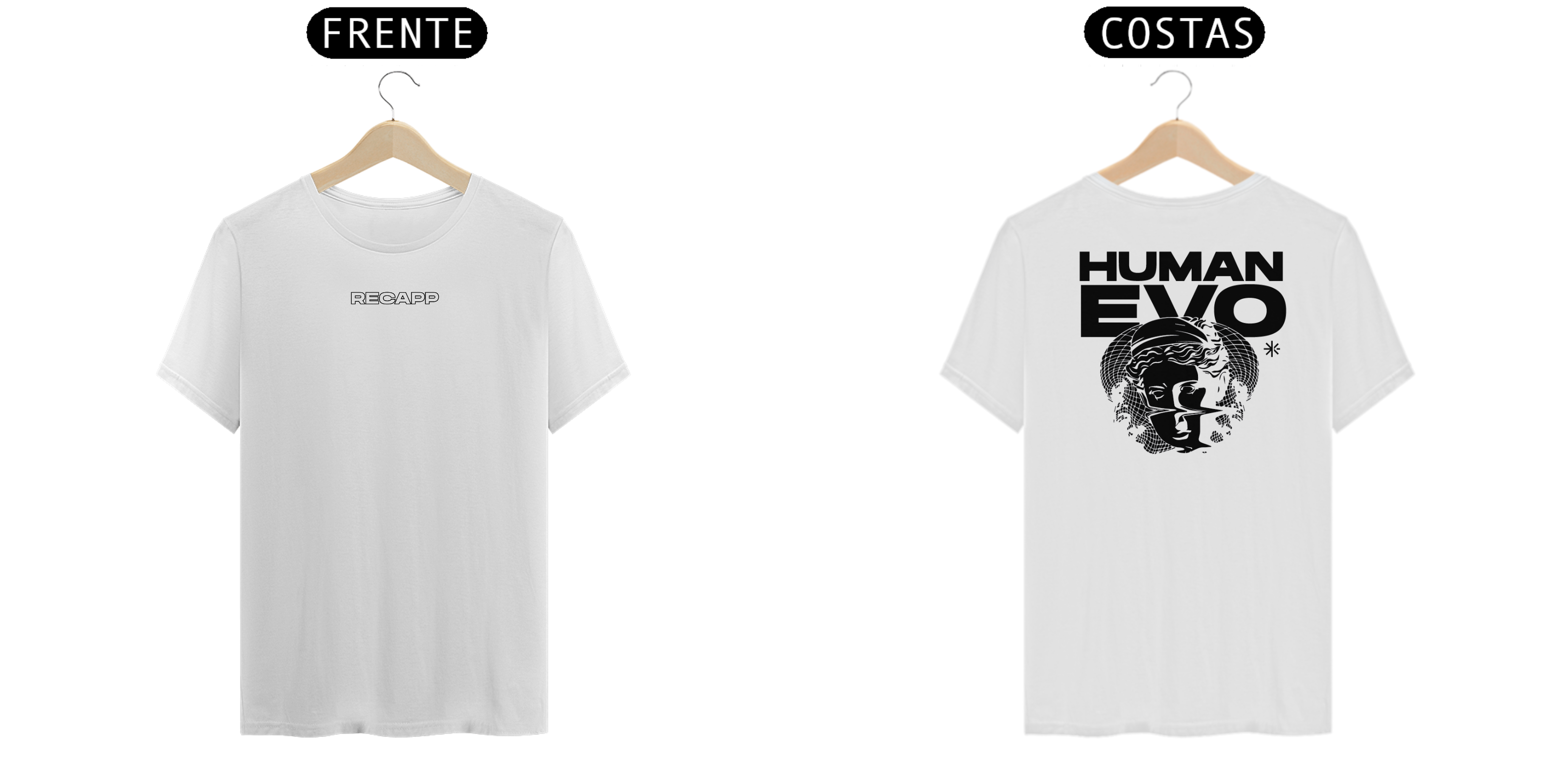 Nome do produto: Camiseta Human Evo (estampa preta)