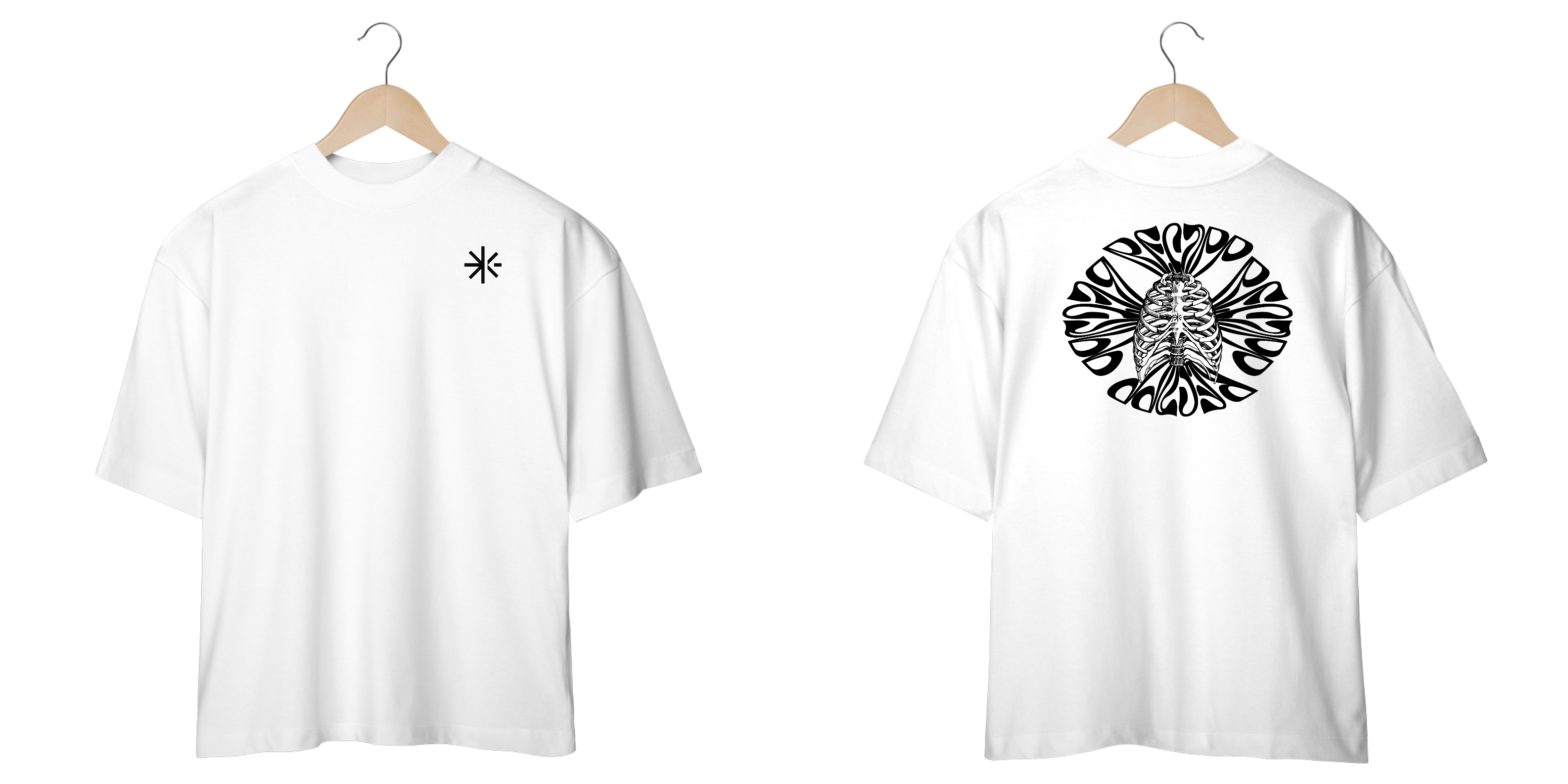 Nome do produto: Oversized Human (estampa preta)