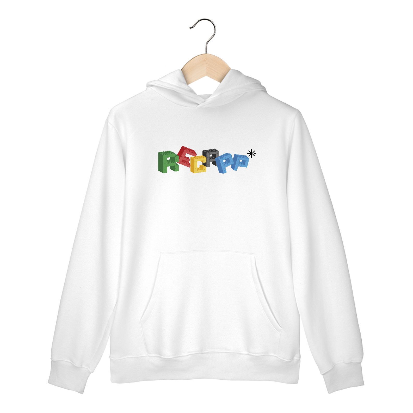 Nome do produto: Moletom Canguru Lego (logo preto)