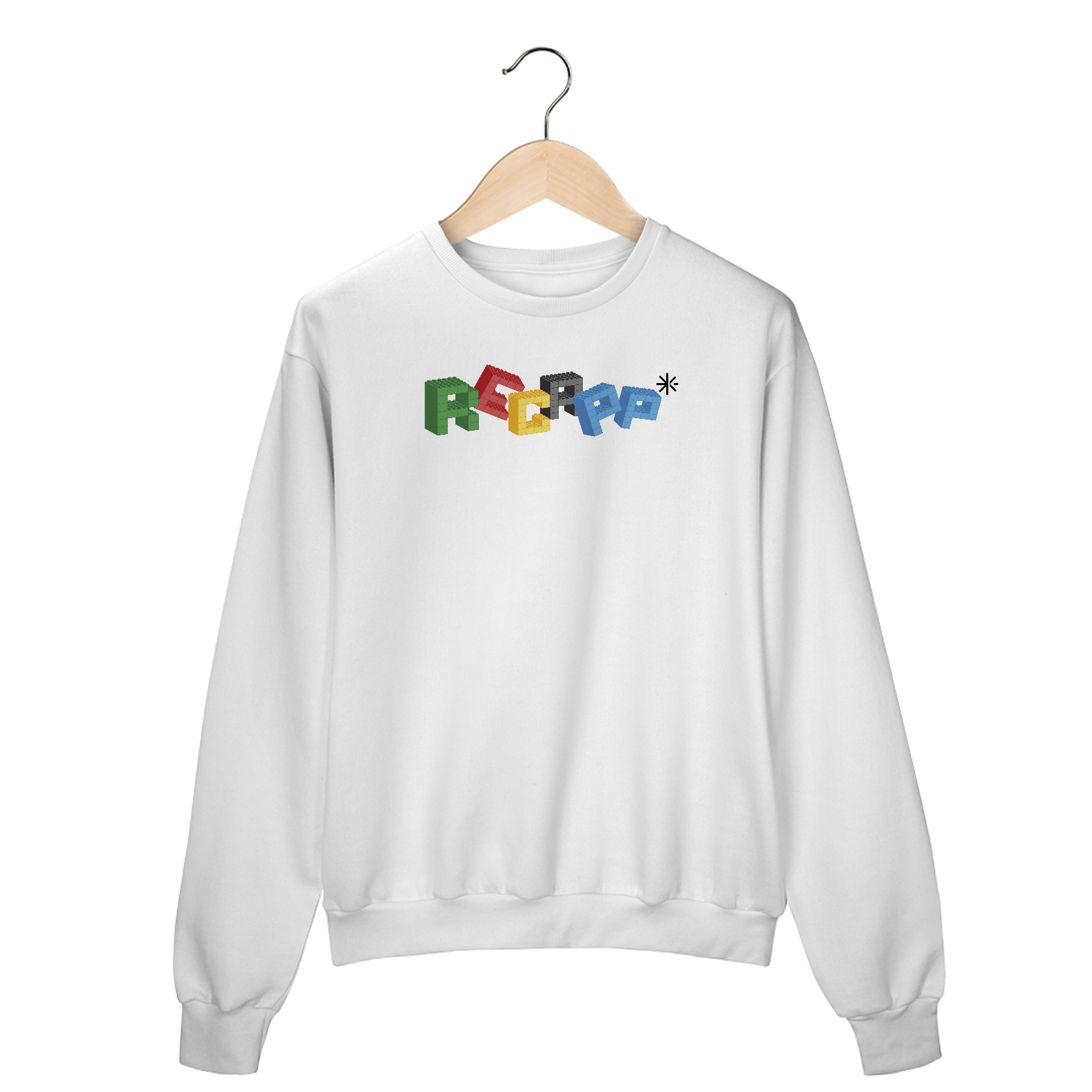 Nome do produto: Moletom Lego (logo preta) 