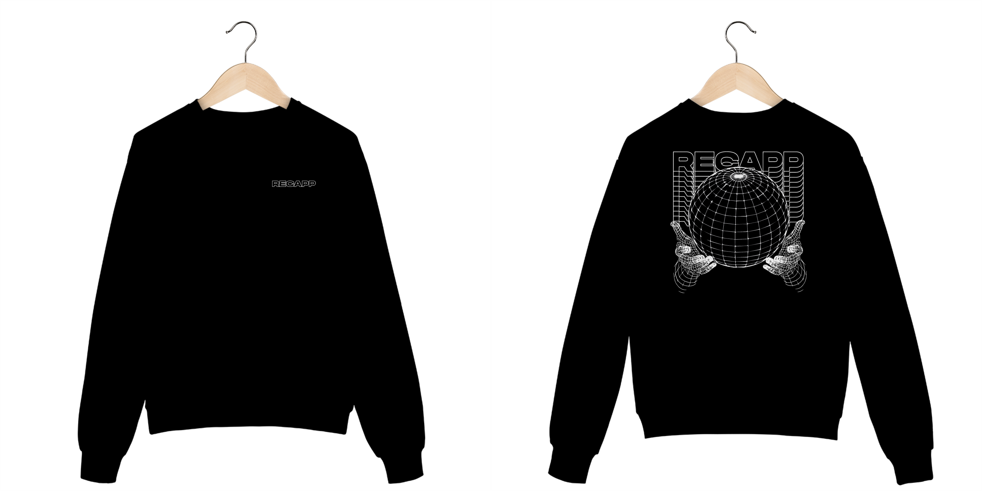 Nome do produto: Moletom World (estampa branca)