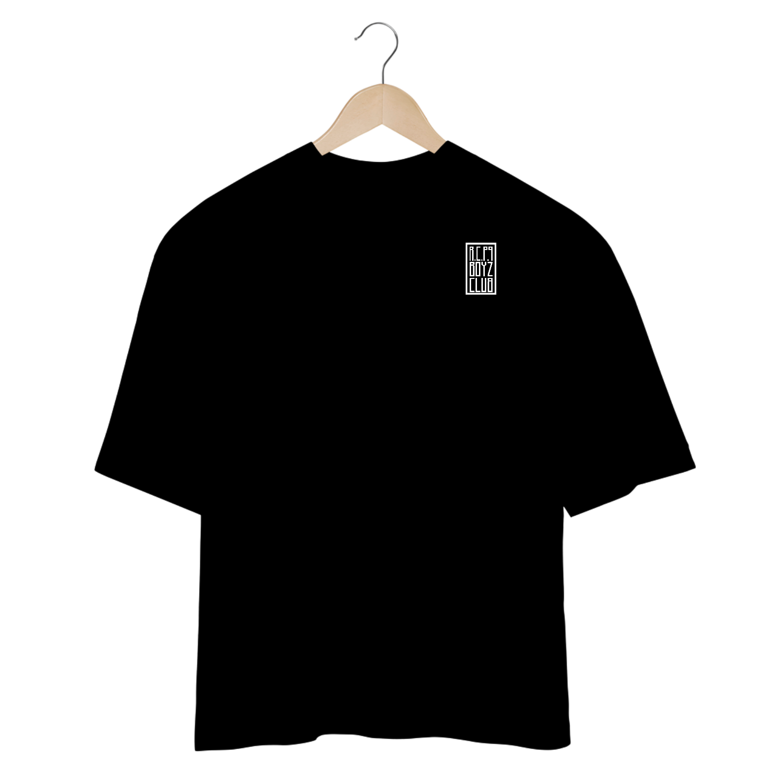 Nome do produto: Oversized Recapp Boyz Club (estampa branca)
