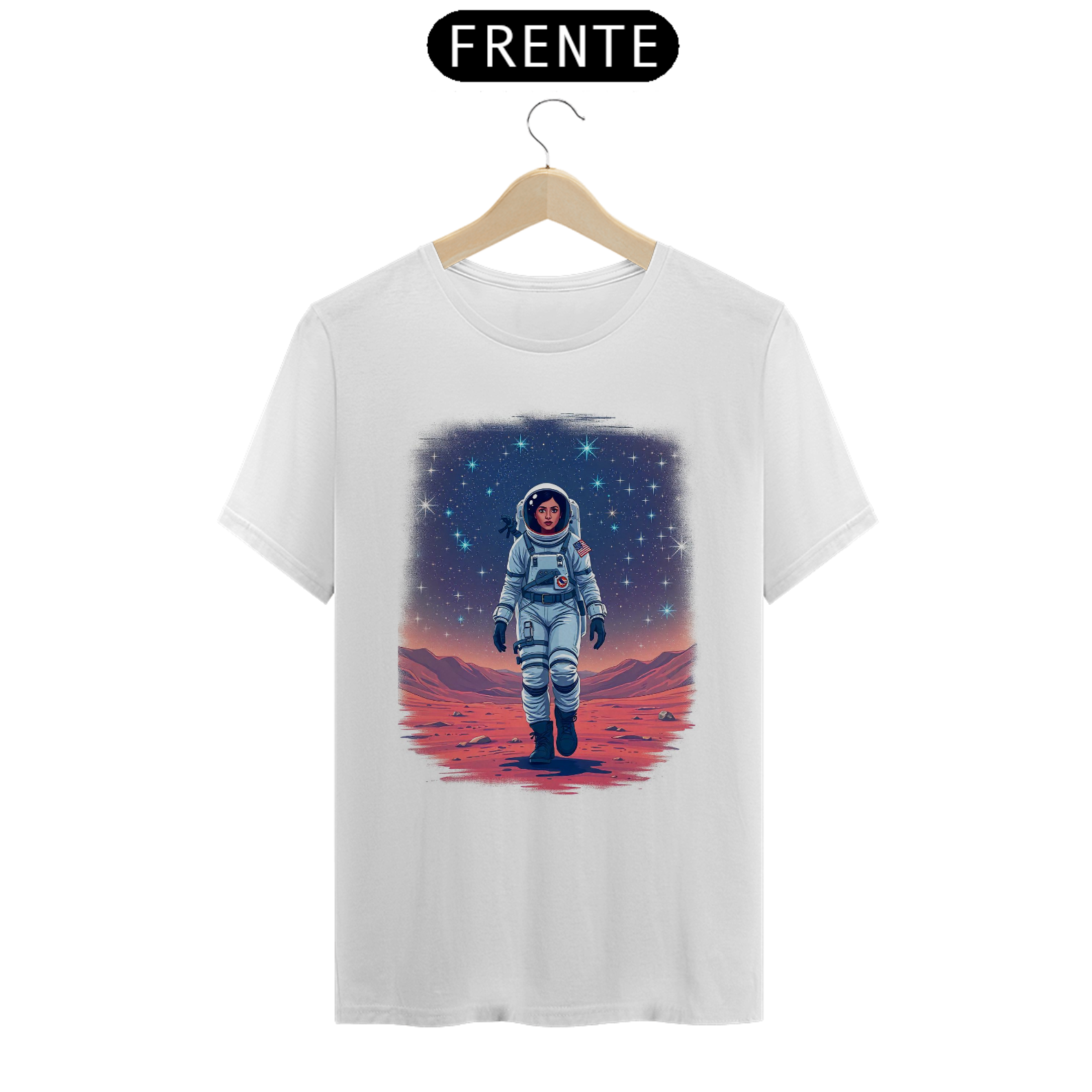 Nome do produto: Camiseta Astronauta em Marte