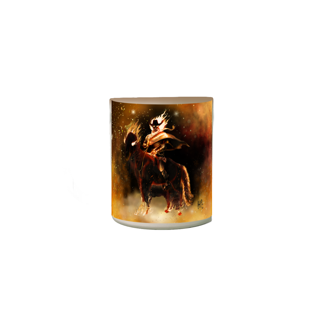 Nome do produto: CANECA MAGICA CAVALEIRO FANTASMA