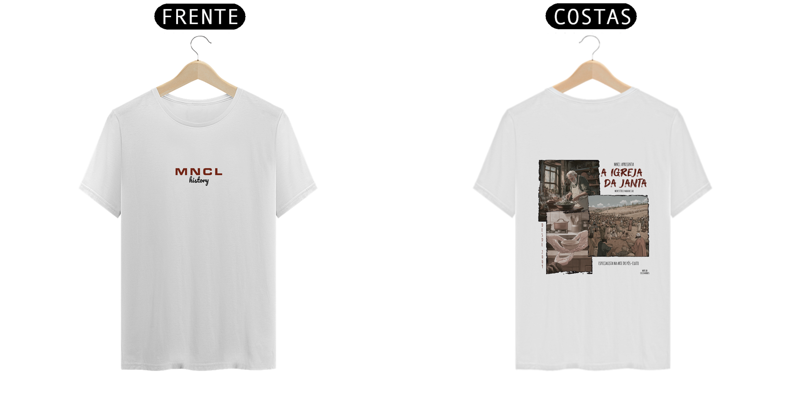 Nome do produto: T-SHIRT PRIME igreja da janta