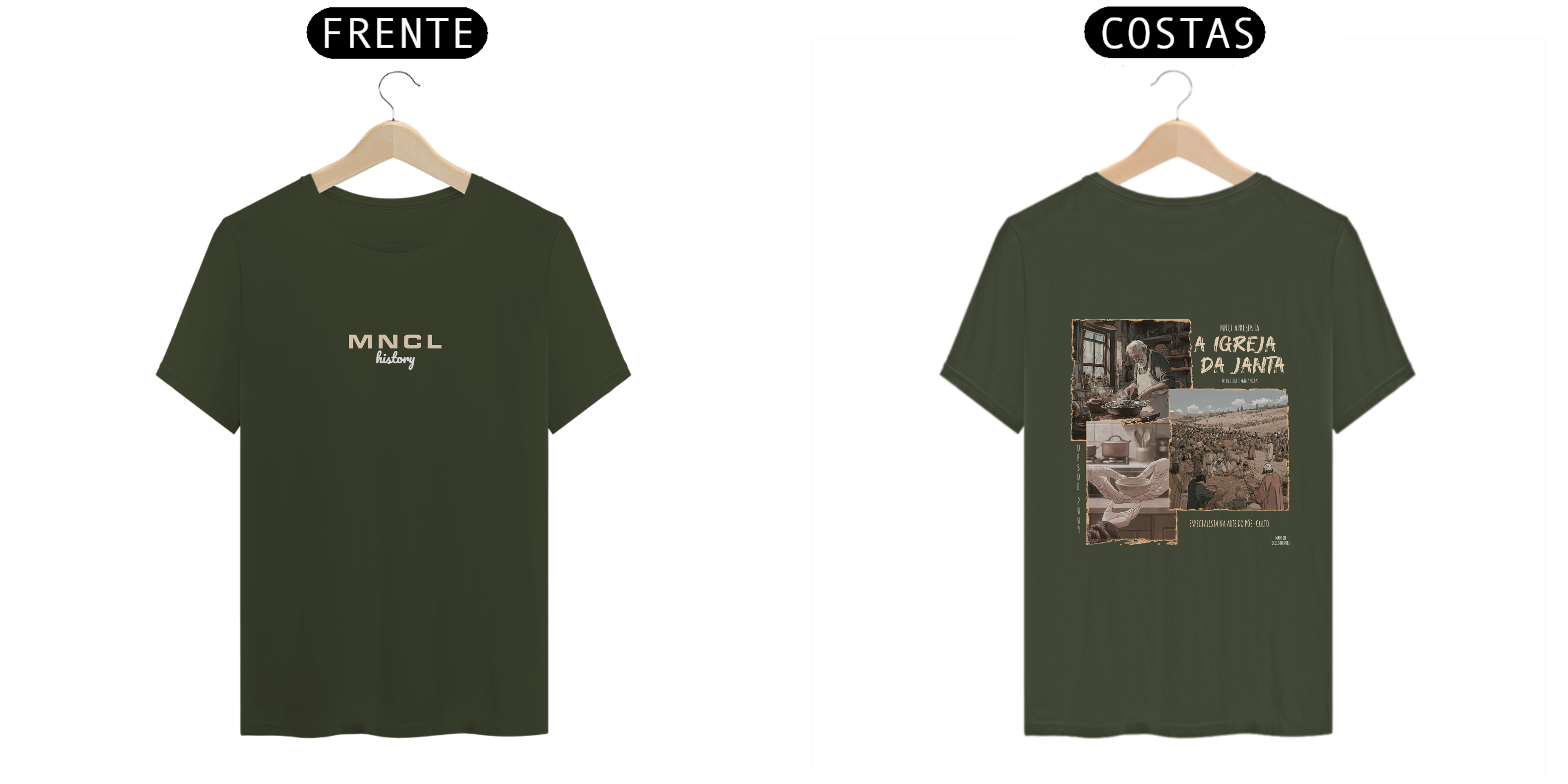 Nome do produto: T-SHIRT PRIME igreja da janta