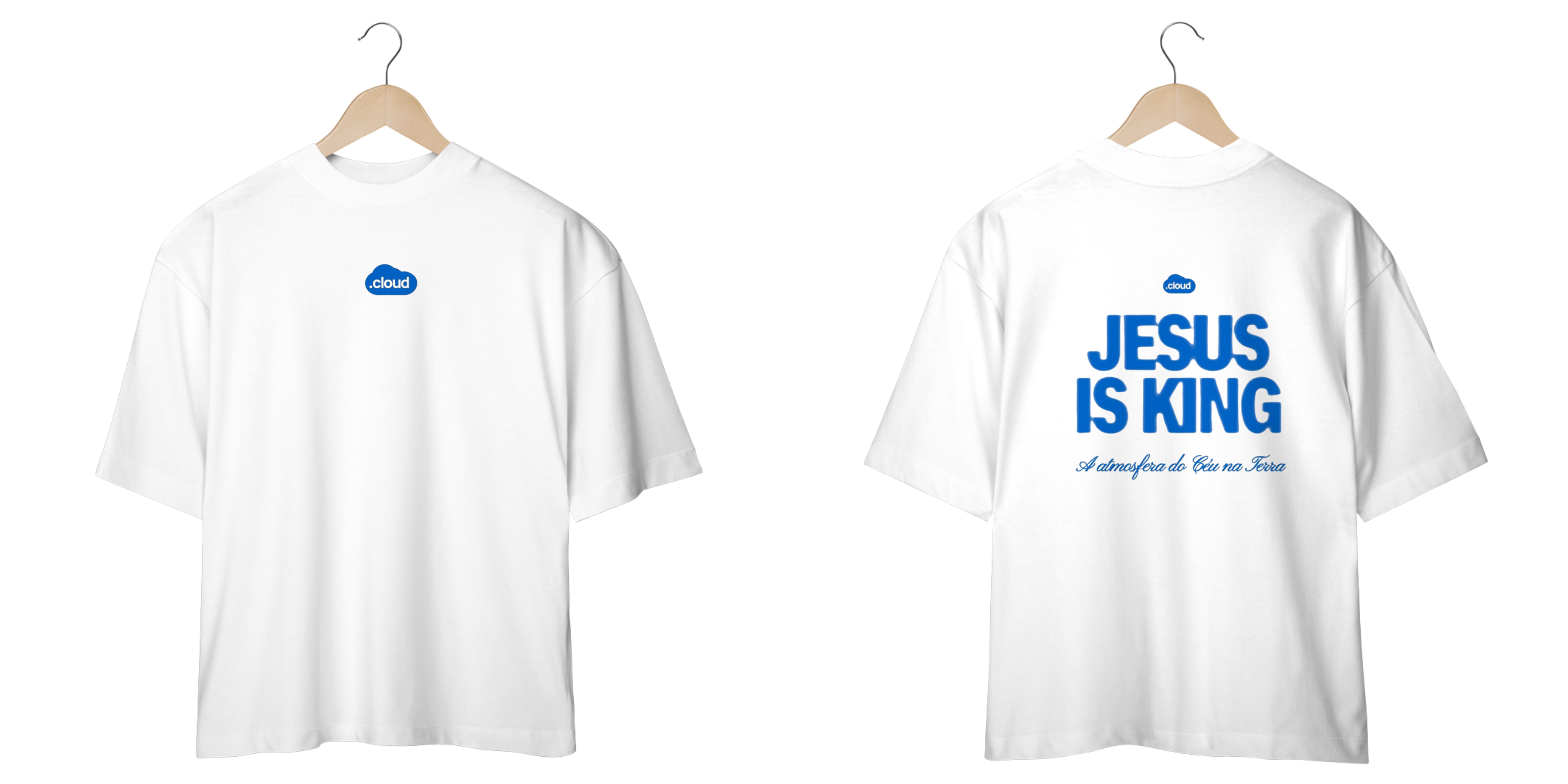 Nome do produto: Camiseta Oversived Jesus Is King 