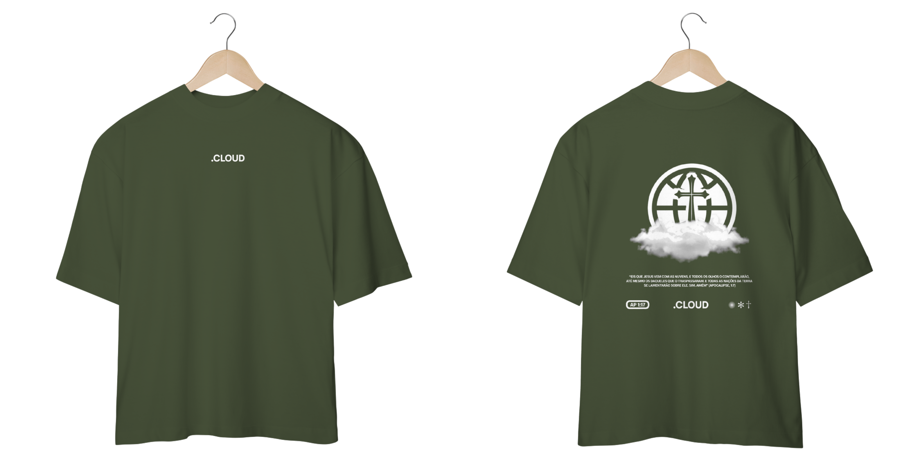 Nome do produto: Camiseta Oversived .CLOUD 