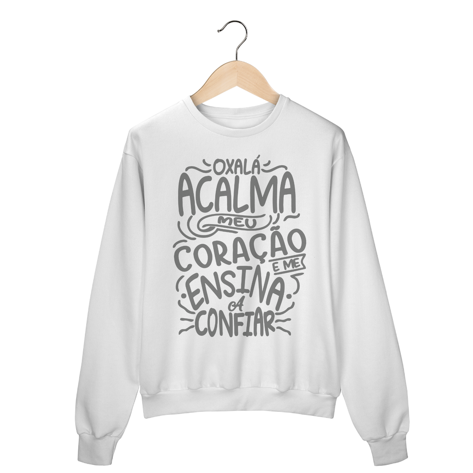 Nome do produto: Oxalá acalma meu coração e me ensina a confiar