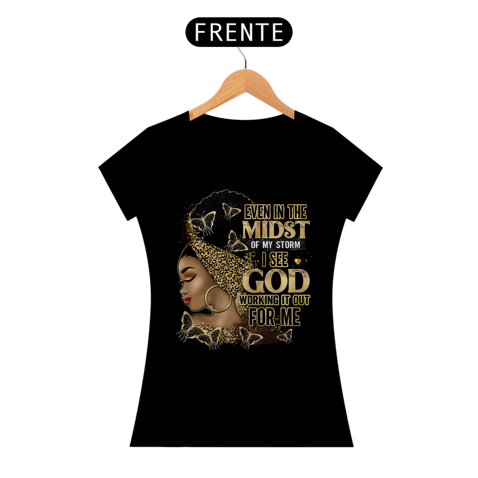 Nome do produto:  Even in the Midst of My Storm Black Woman II