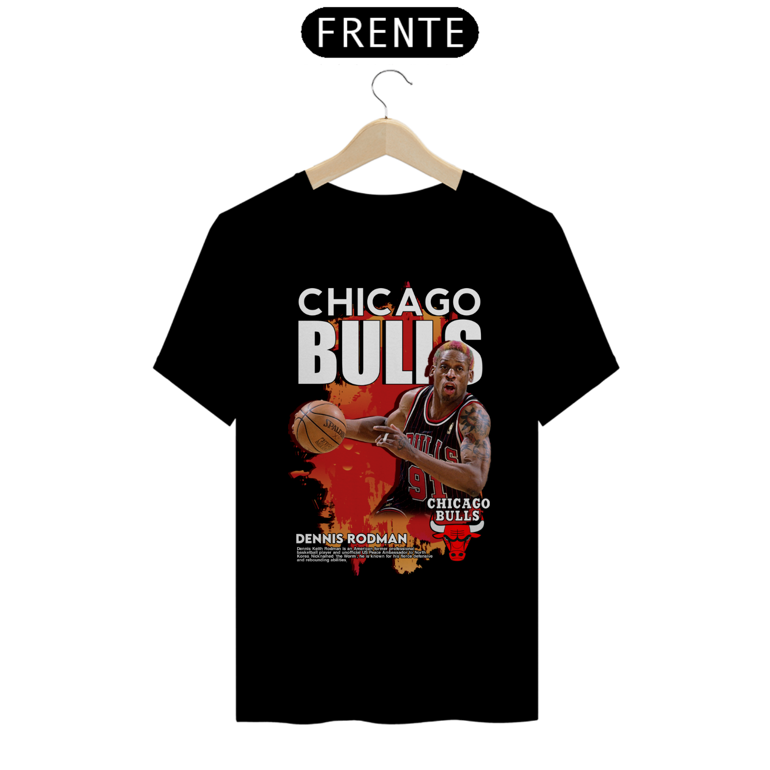 Nome do produto: Chicago Bulls Dennis Rodman