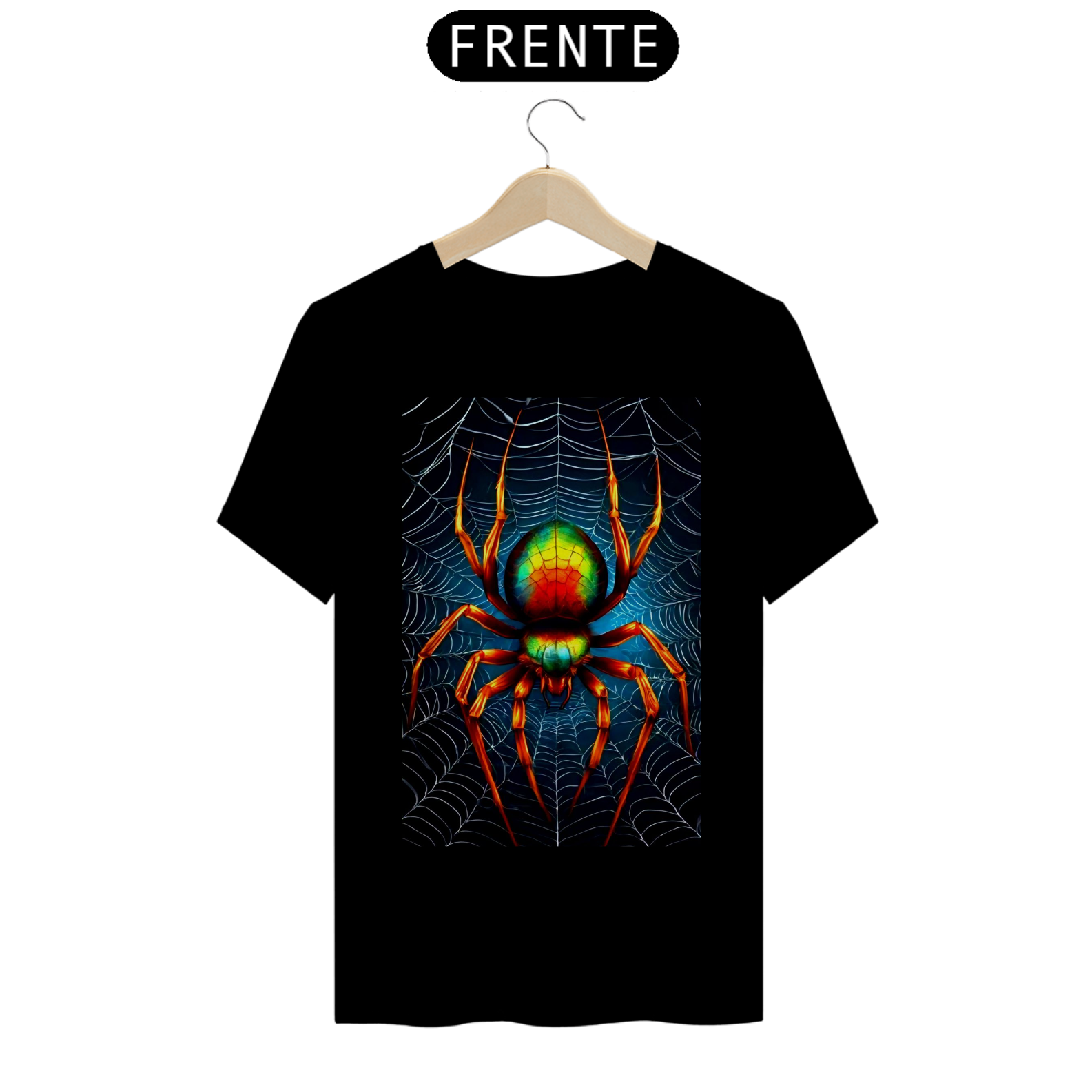 Nome do produto: Camiseta T-Shirt Quality Spider Color