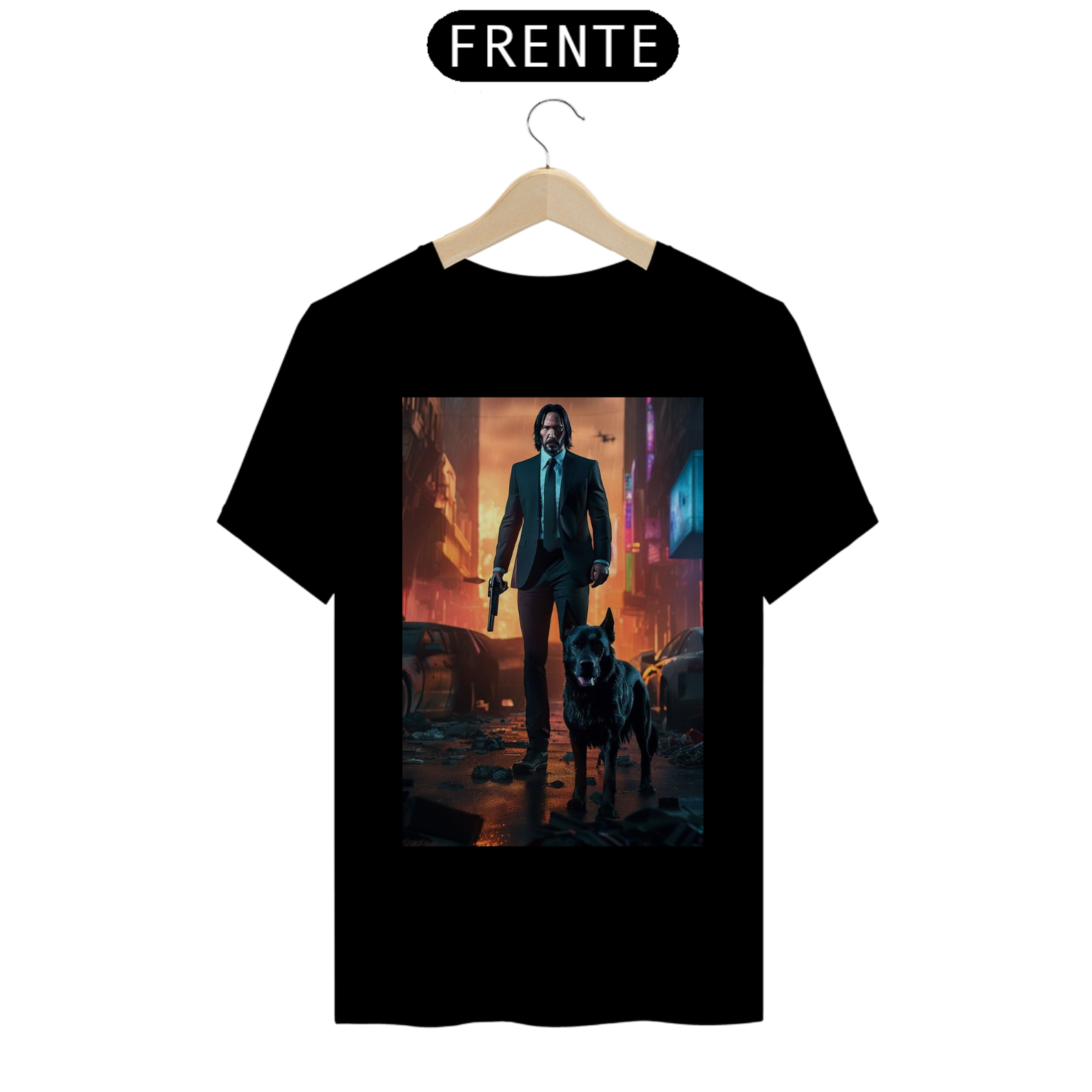 Nome do produto: Camiseta T-Shirt Quality Jhon Wick