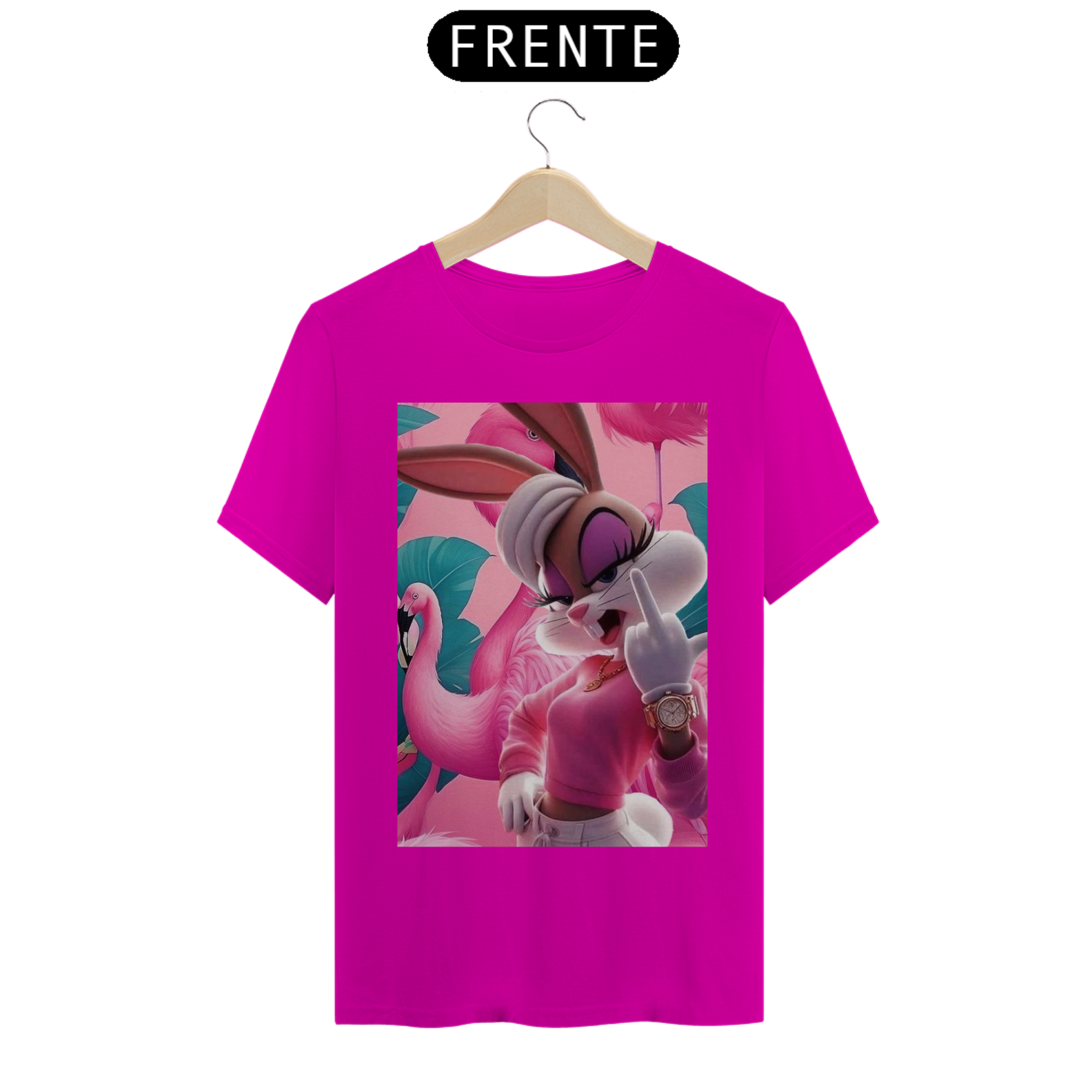 Nome do produto: Camiseta T-Shirt Quality Coelhinha