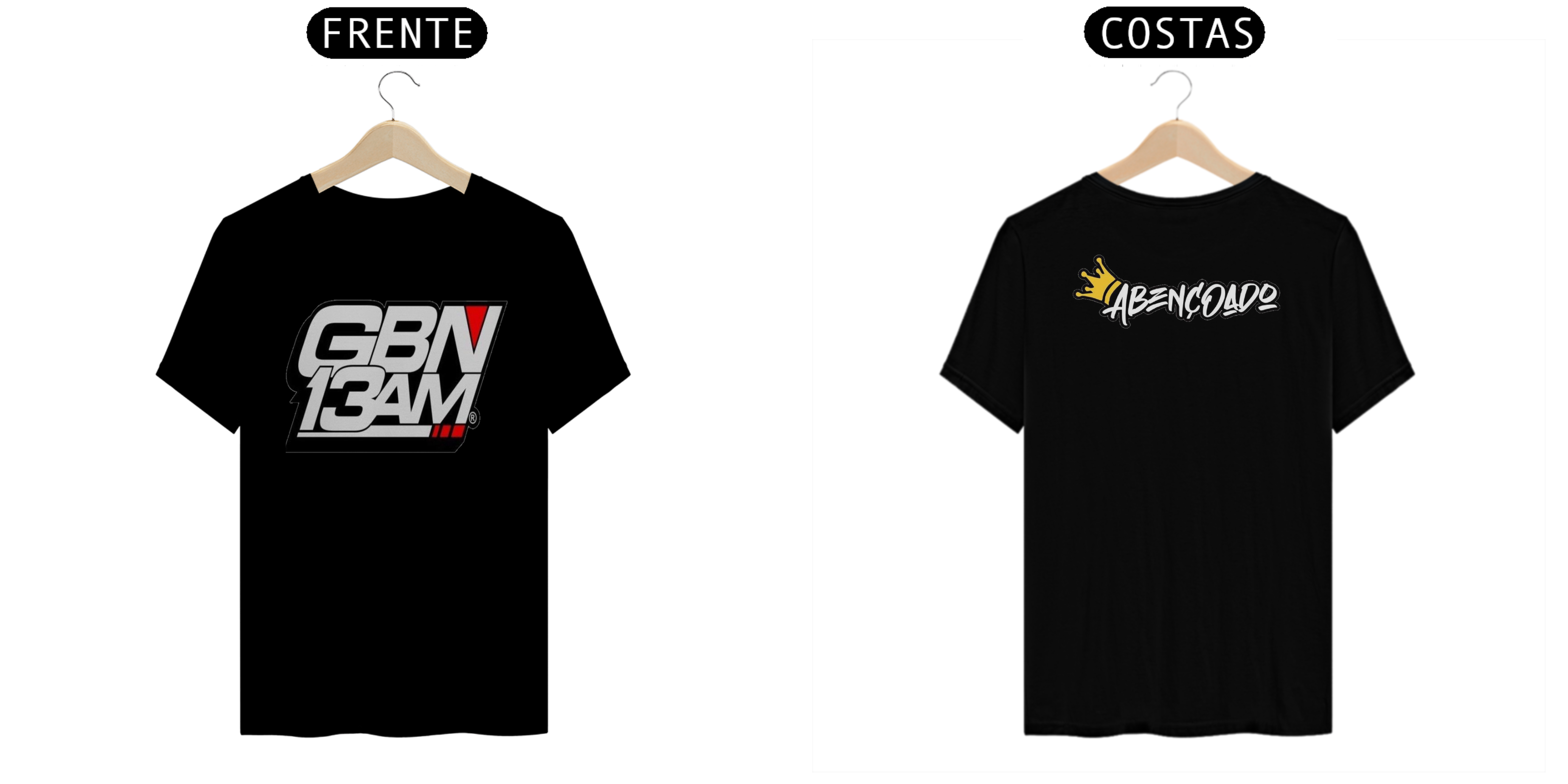 Nome do produto: camiseta gbn - abencoado