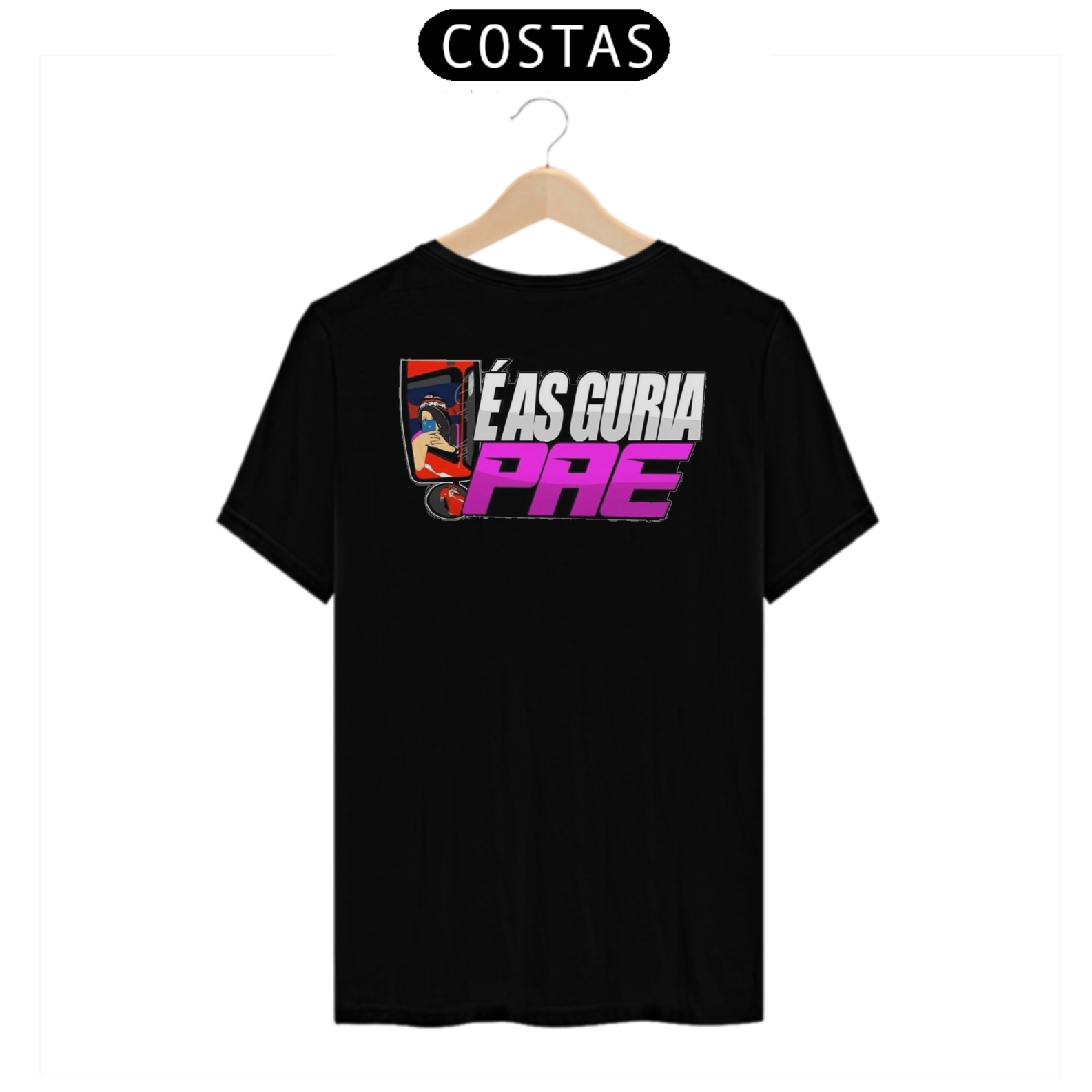 Nome do produto: camiseta-as-guria-pae