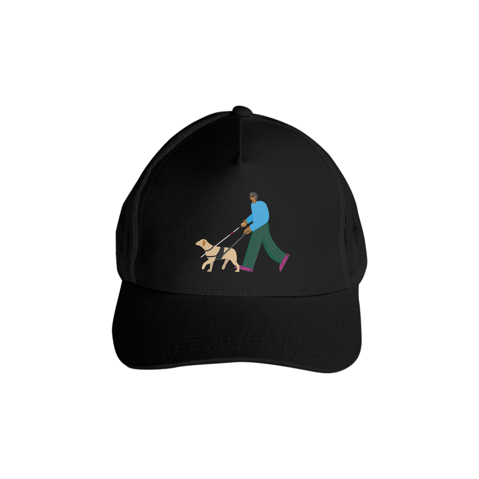 Nome do produto: Boné Americano com tela - Personagem 01