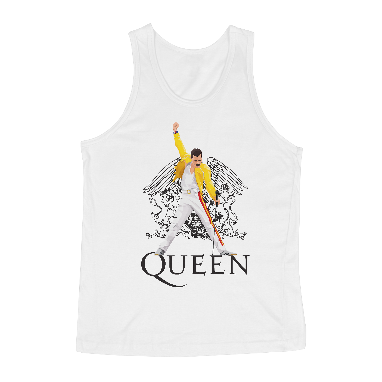 Nome do produto: Camisa Regata Queen Fred Mecury