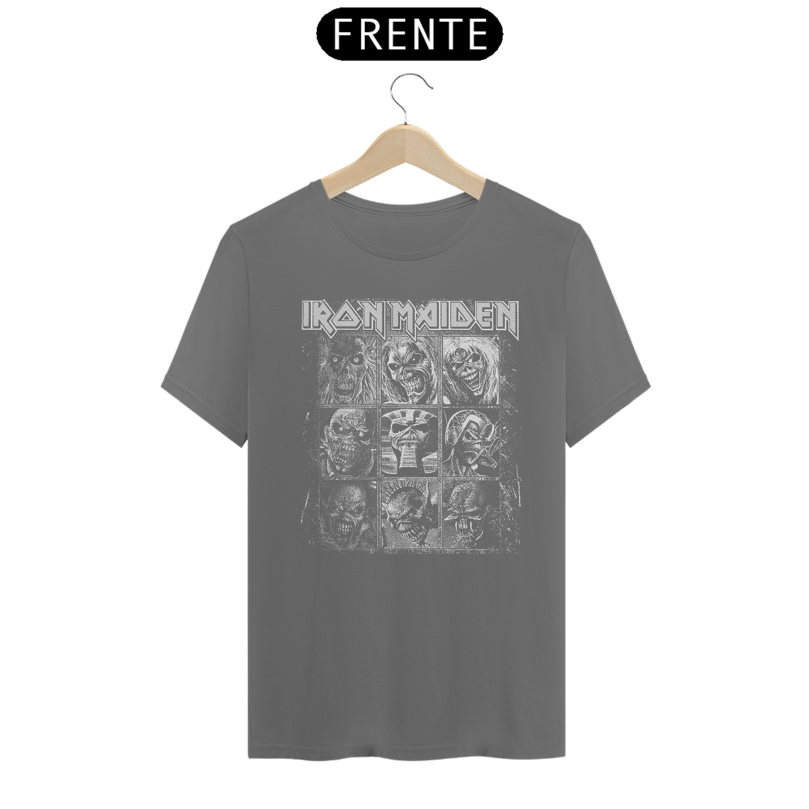 Nome do produto: Camisa Estonada Iron Maiden