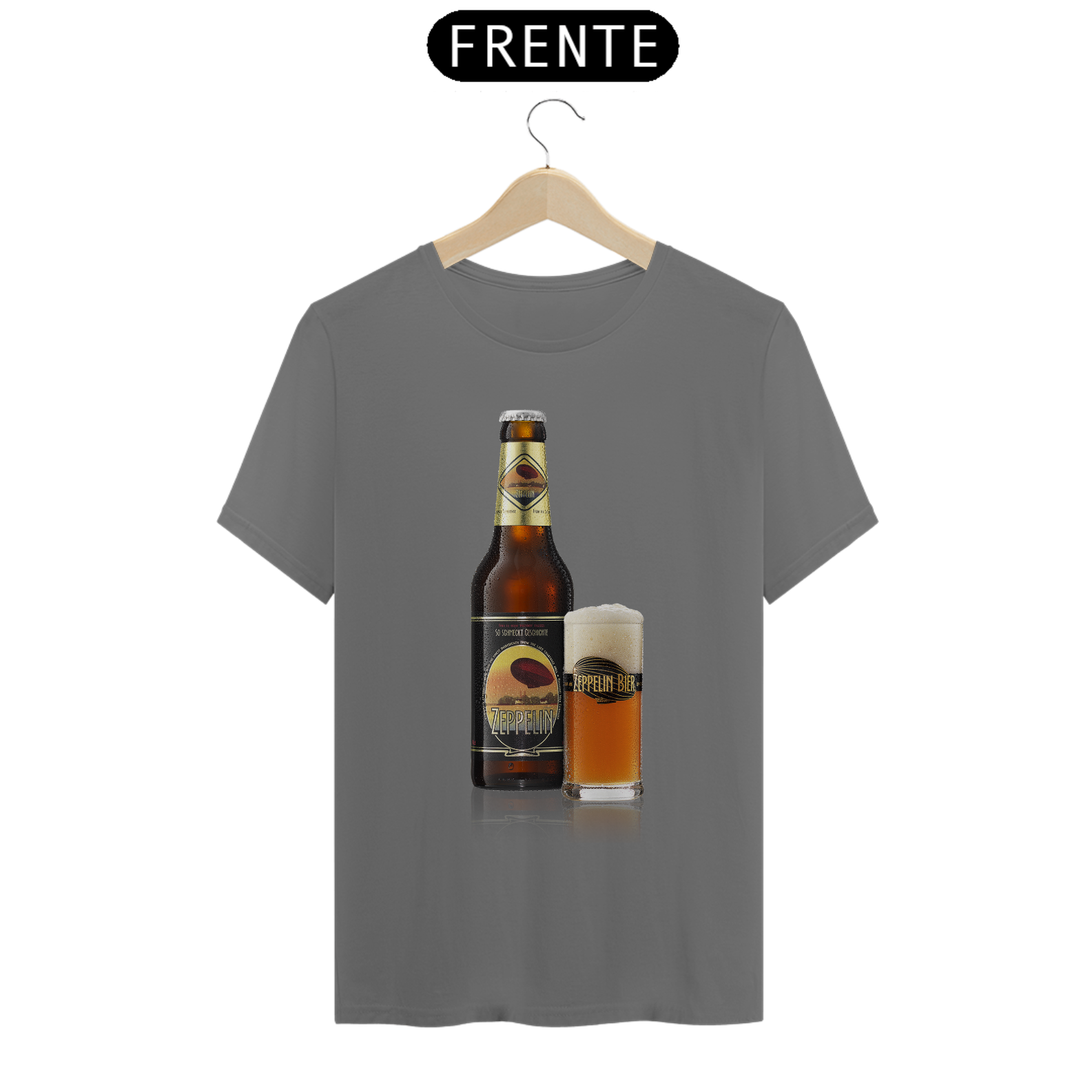 Nome do produto: Camisa Estonada Led Zeppelin Beer Edition