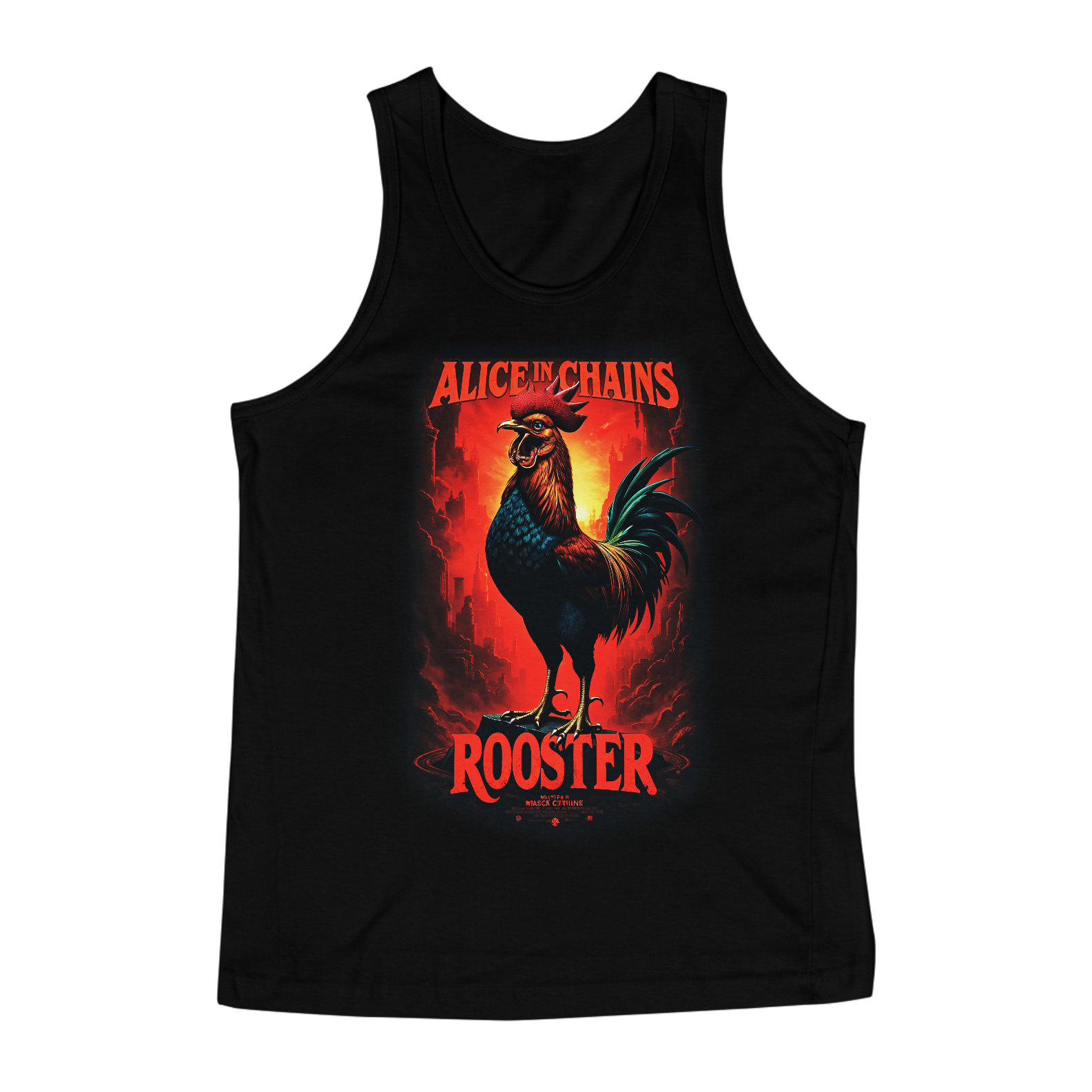 Nome do produto: Regata Alice in Chains Rooster