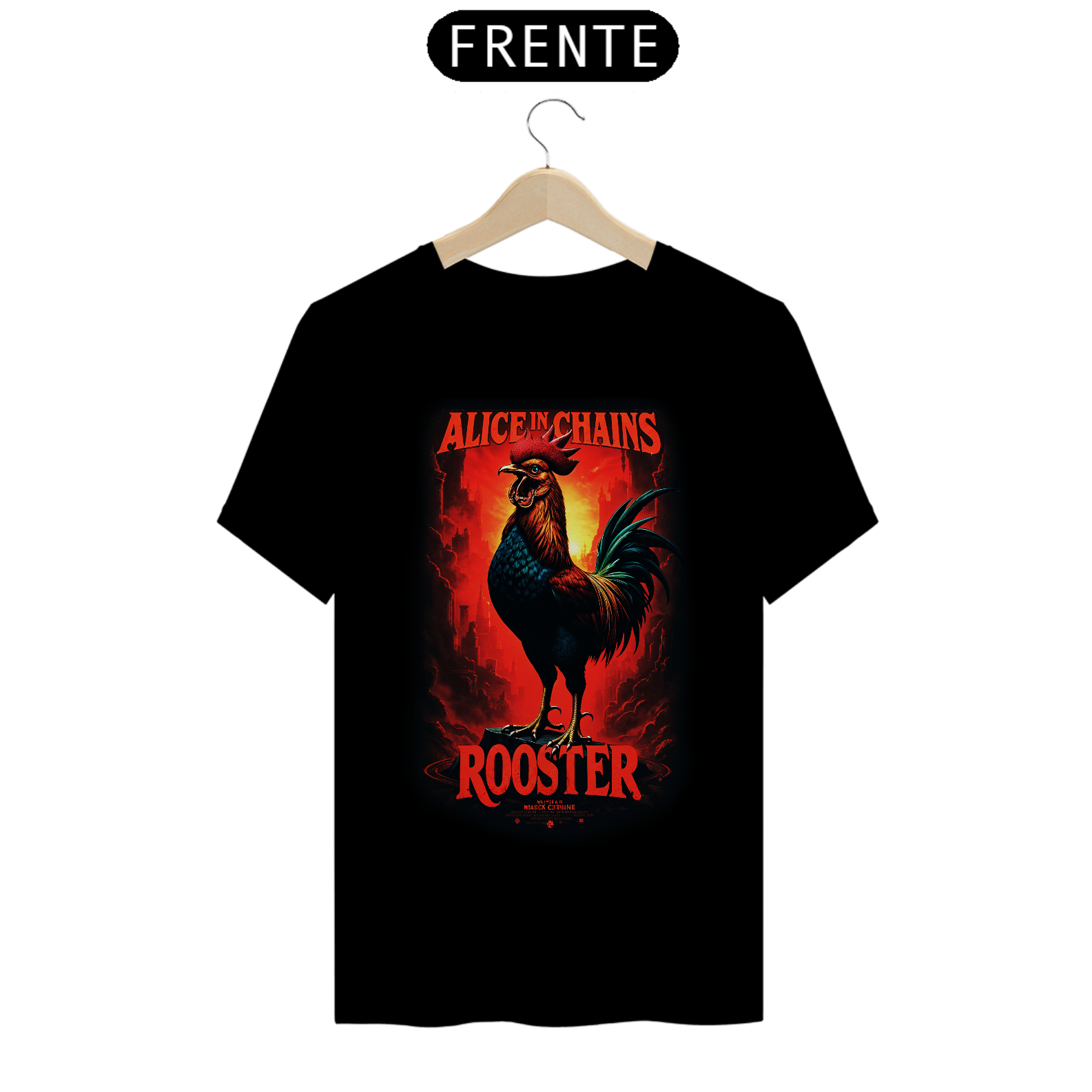 Nome do produto: Camisa Alice in Chains Rooster
