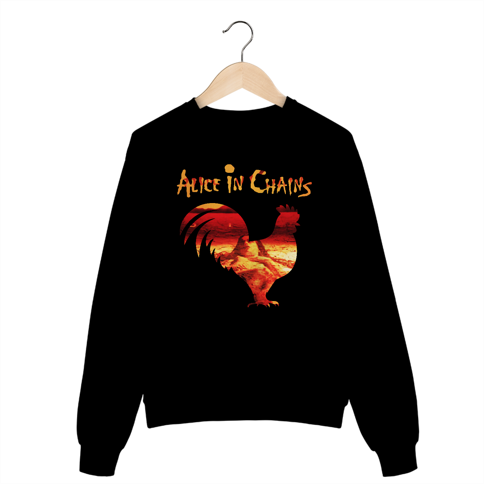 Nome do produto: Casaco Fechado Alice in Chains Rooster