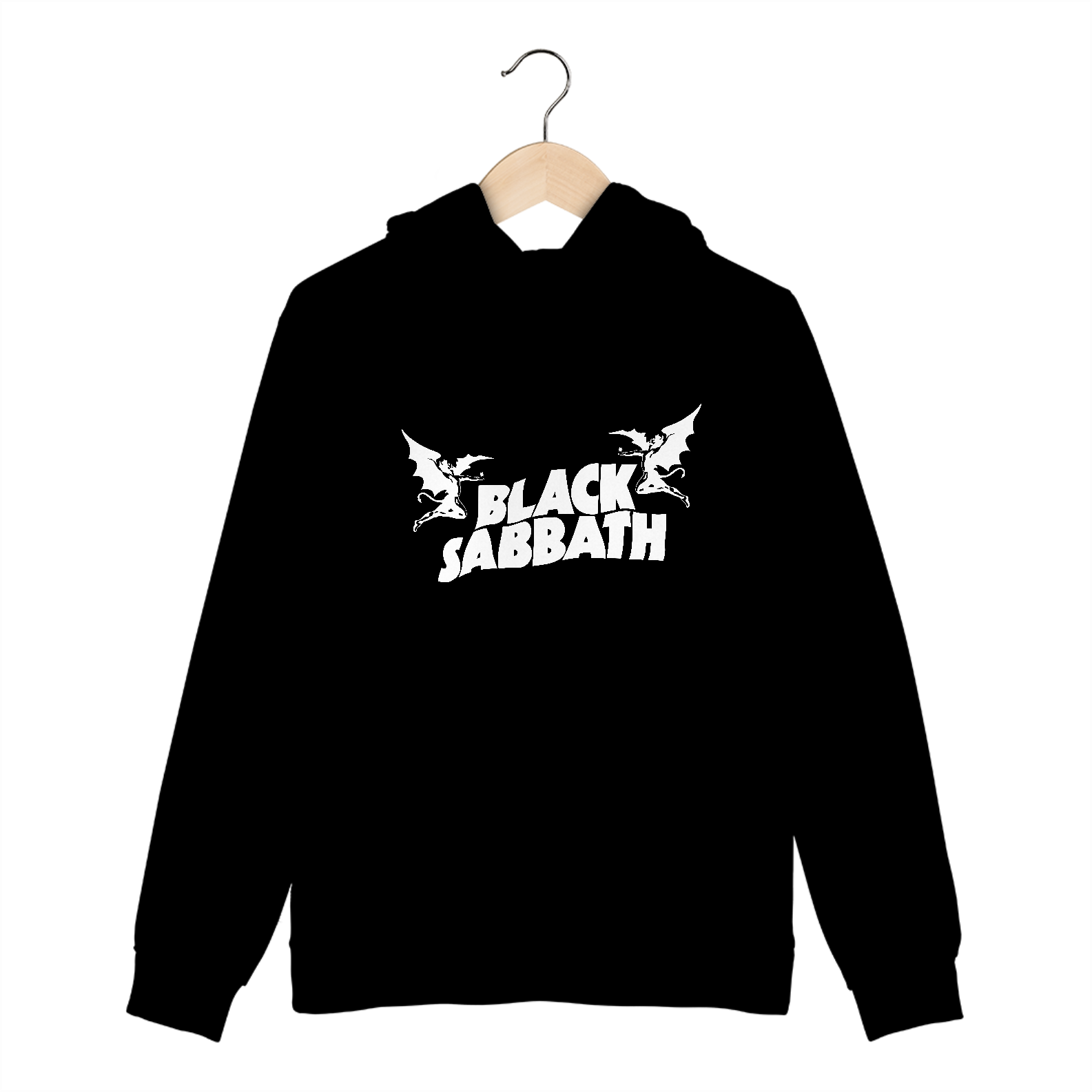 Nome do produto: Casaco de Moletom Canguru Black Sabbath