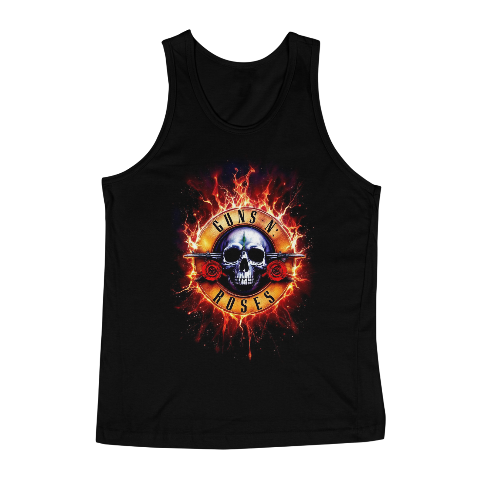 Nome do produto: Regata Black Guns n\' Roses