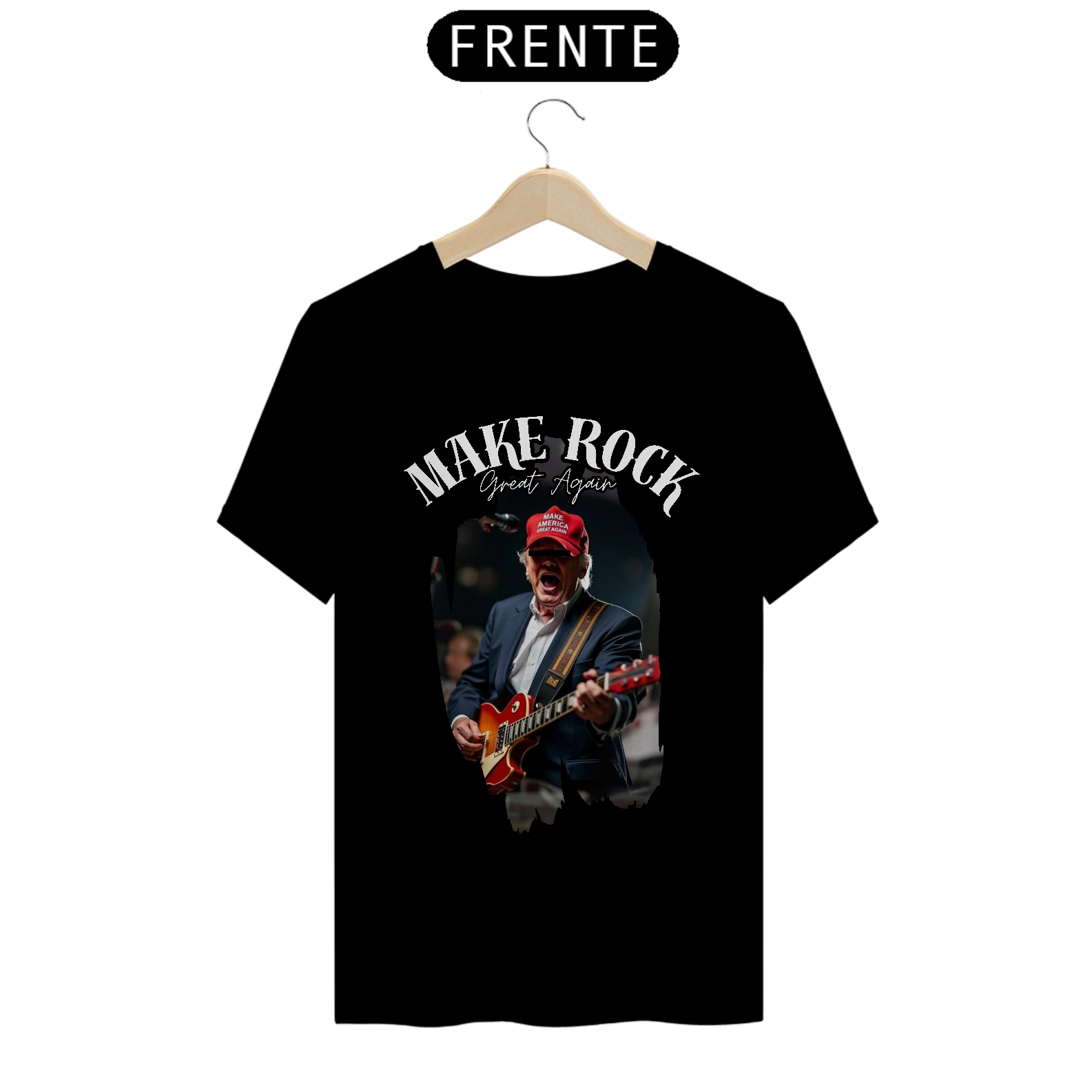 Nome do produto: Camisa Make Rock Great Again