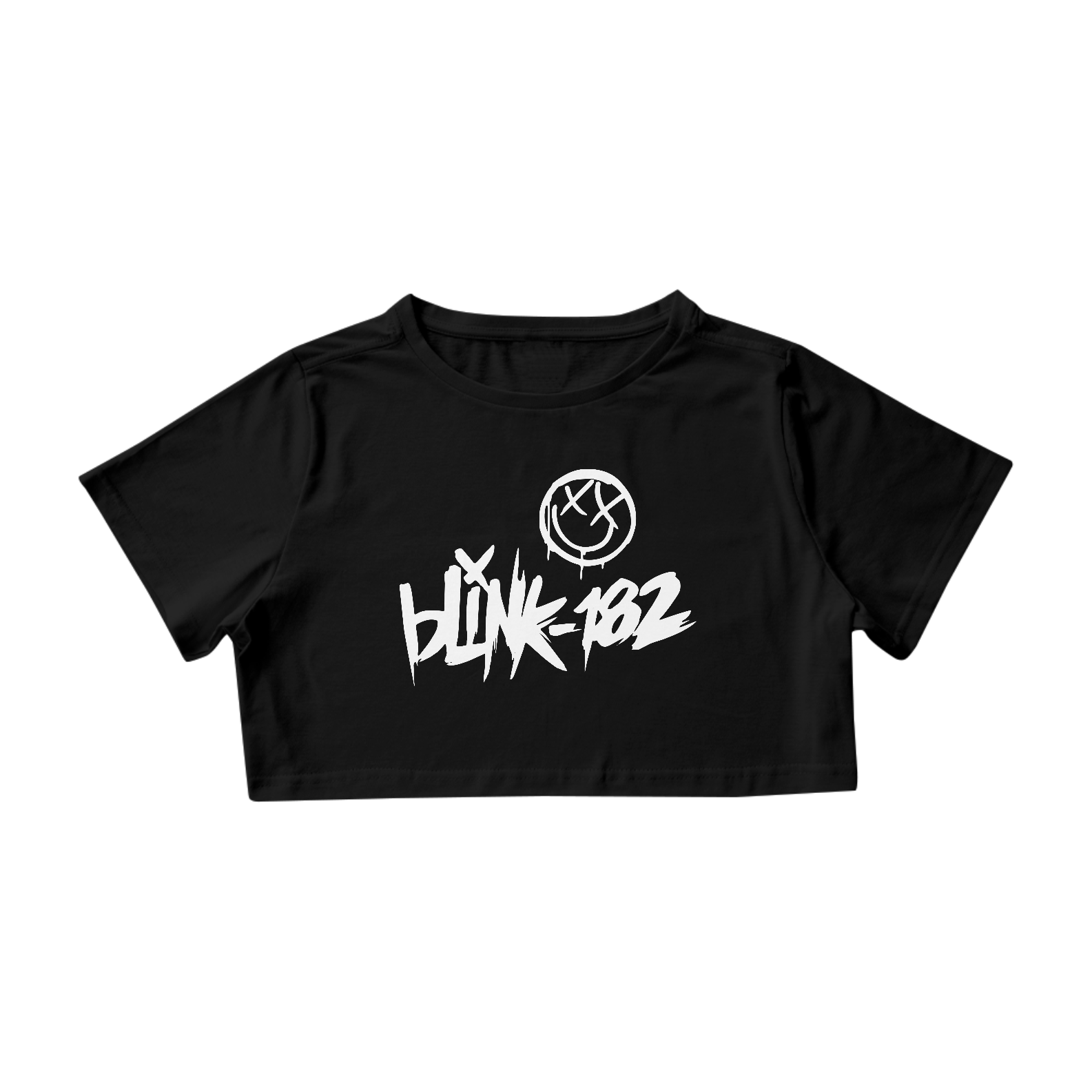 Nome do produto: Cropped Black Blink 182